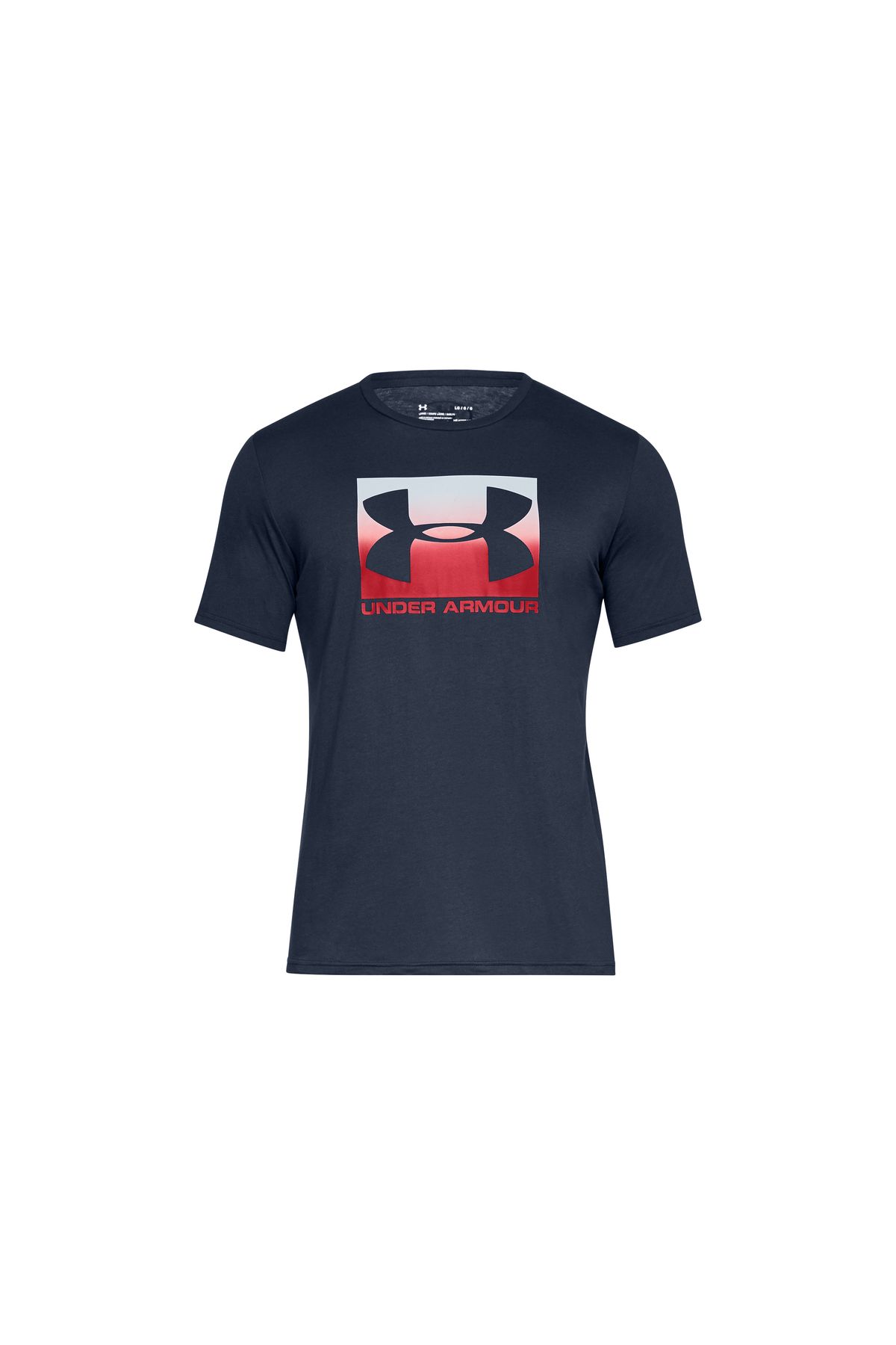 تی شرت ورزشی آبی مردانه آستین کوتاه ورزشیTYLE BOXED UA 1329581 408 Under Armour