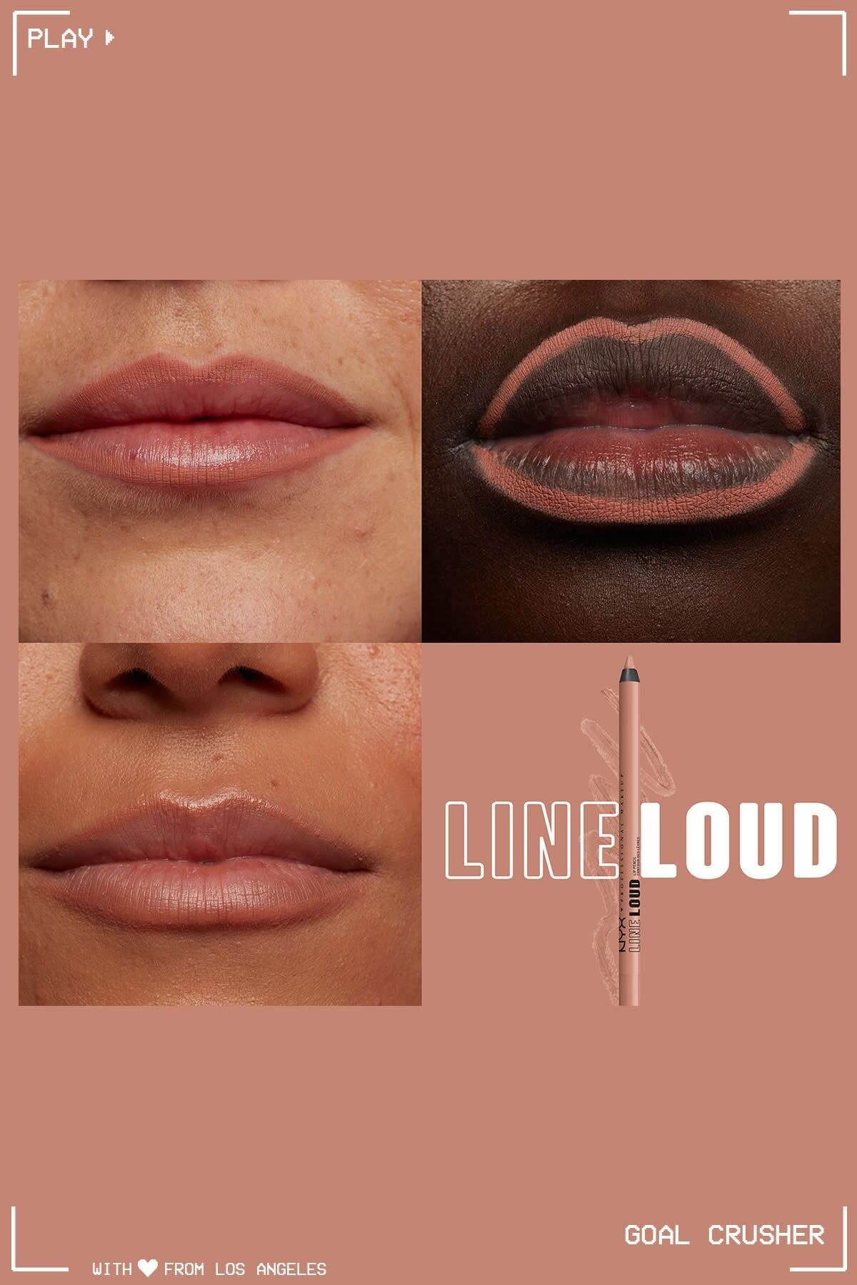 Line Loud Lip Pencil - 03 Goal Crusher NYX Professional Makeup