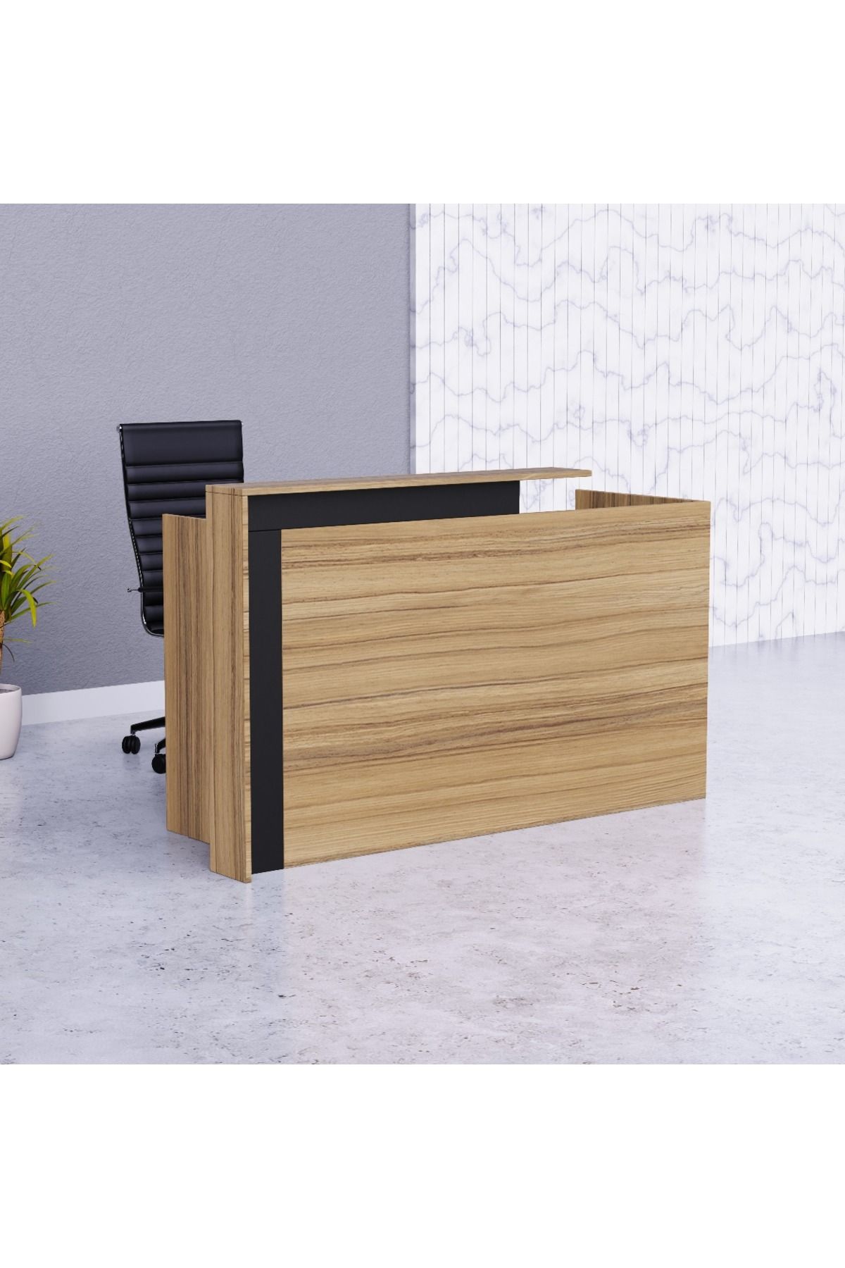 Mahmayi-Zelda 26R001 Modern Reception Desk - Coco Bolo 1