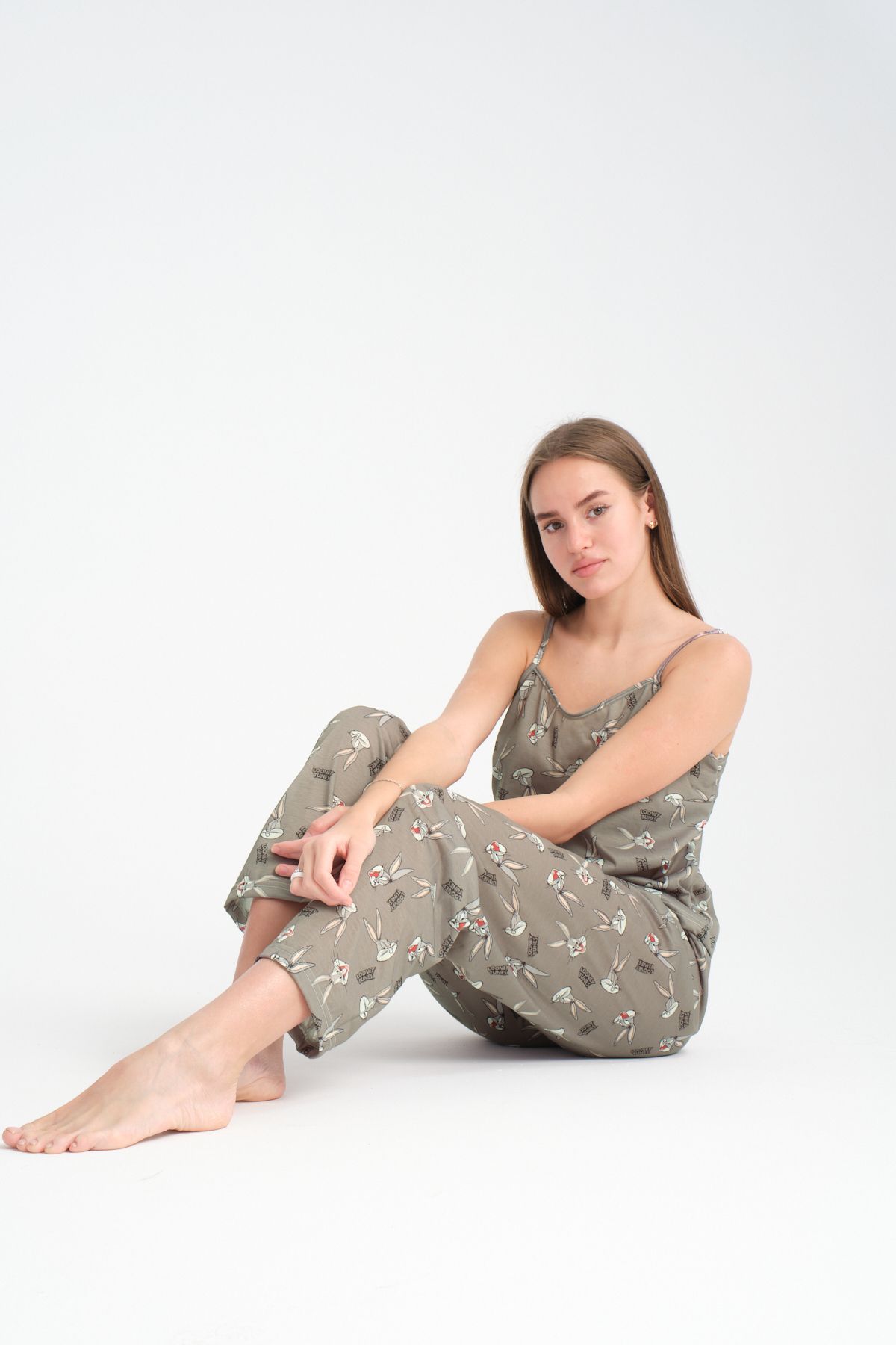Rasabeauty-Set de pijamale suspendate Bugs Super Soft Rasa 3
