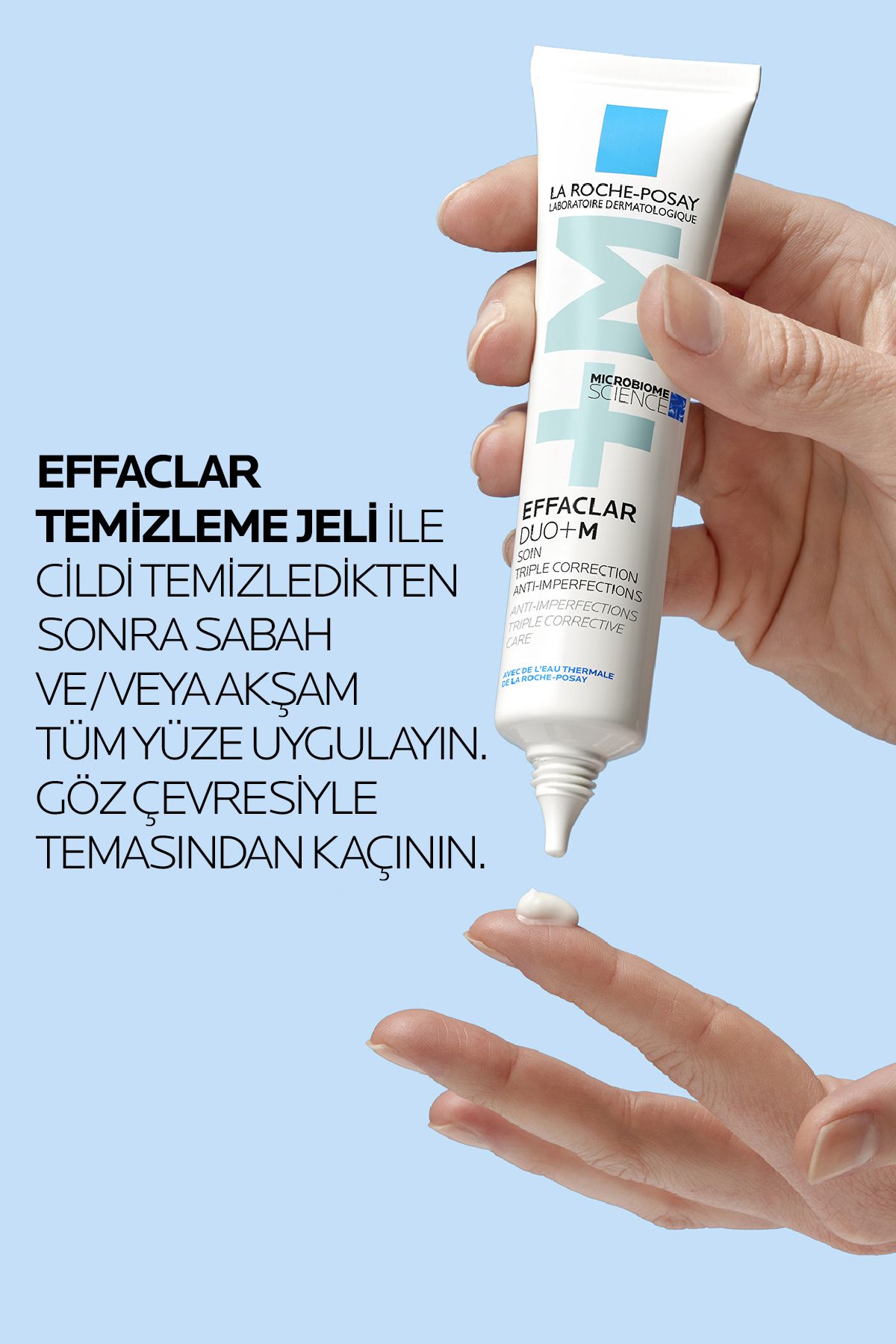 La Roche Posay Akne/Sivilceye Eğilimli Ciltler İçin Cilt Bakım Seti: Yüz Temizleme Jeli&Duo M+ Nemlendirici& Tonik-8