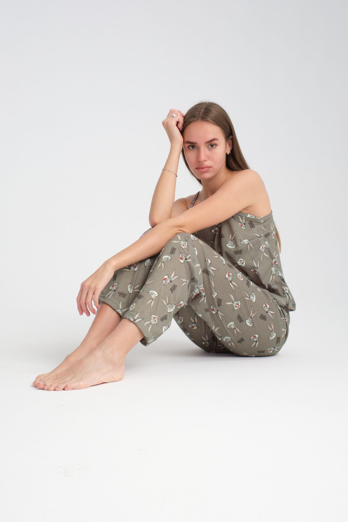 Rasabeauty-Set de pijamale suspendate Bugs Super Soft Rasa 2
