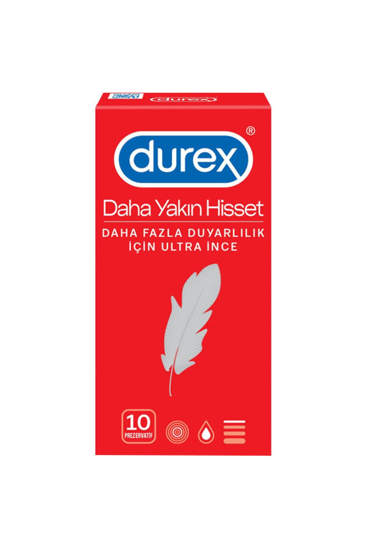 Durex Daha Yakın Hisset Prezervatif 10 lu