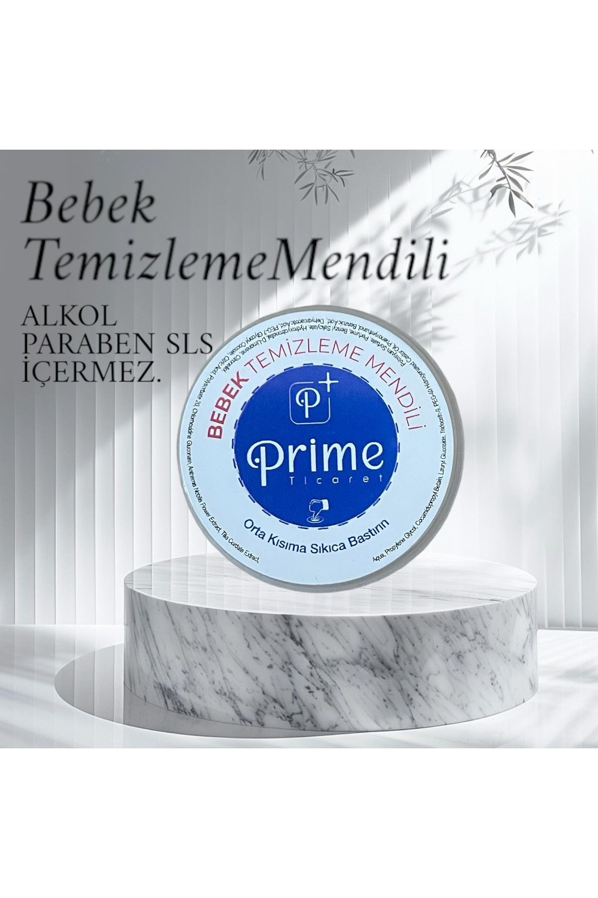 PrimeTicaret Bebek Temizleme Mendili 25 Adet