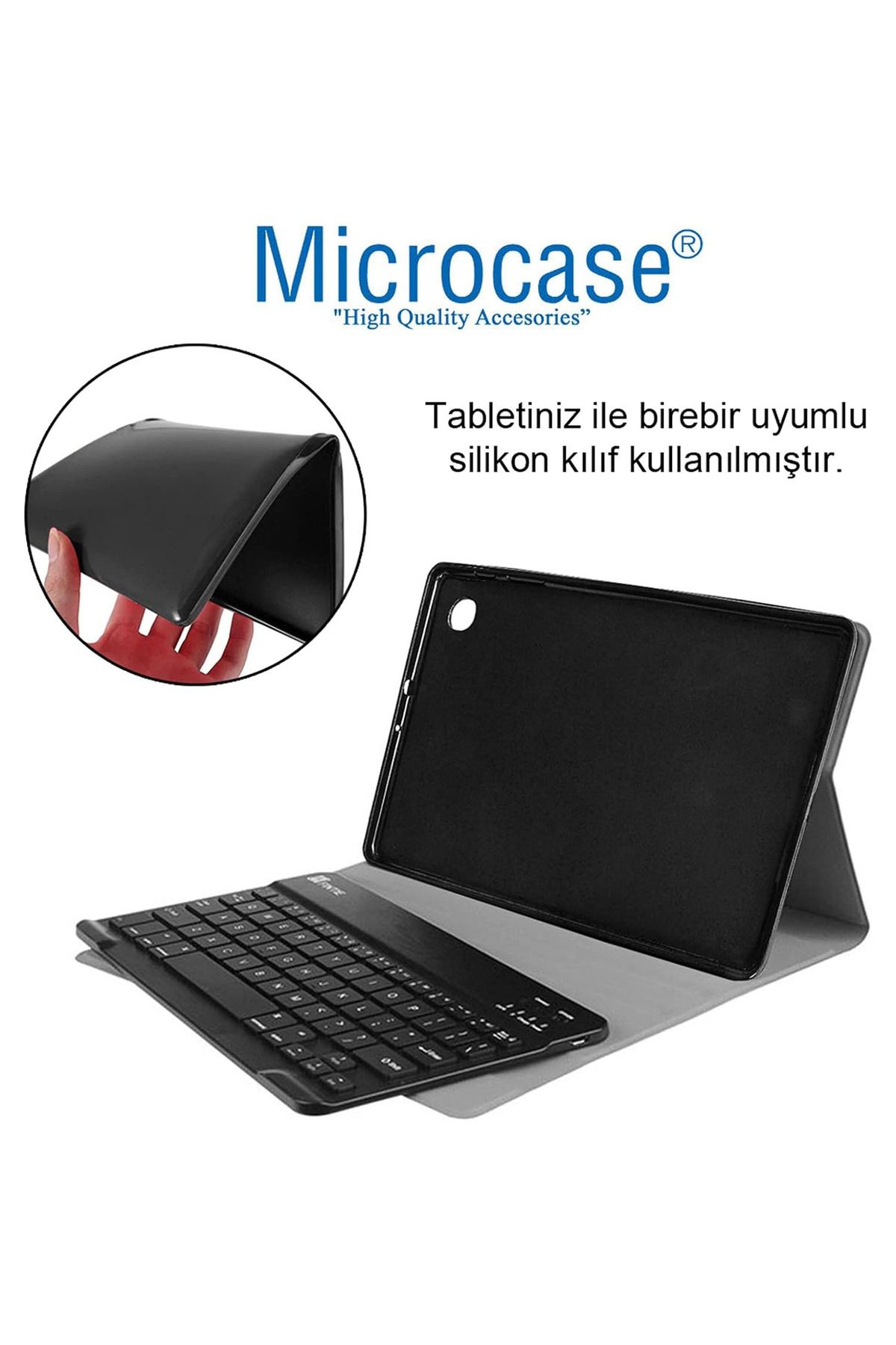 Microcase-Huawei Matepad Se 11 Tablet Compatible Bluetooth Keyboard Stand Case - Bkk4 4