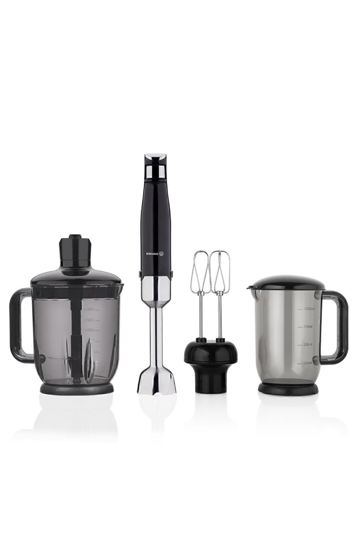 KORKMAZ A449 Performix Mega Blender Set Siyah