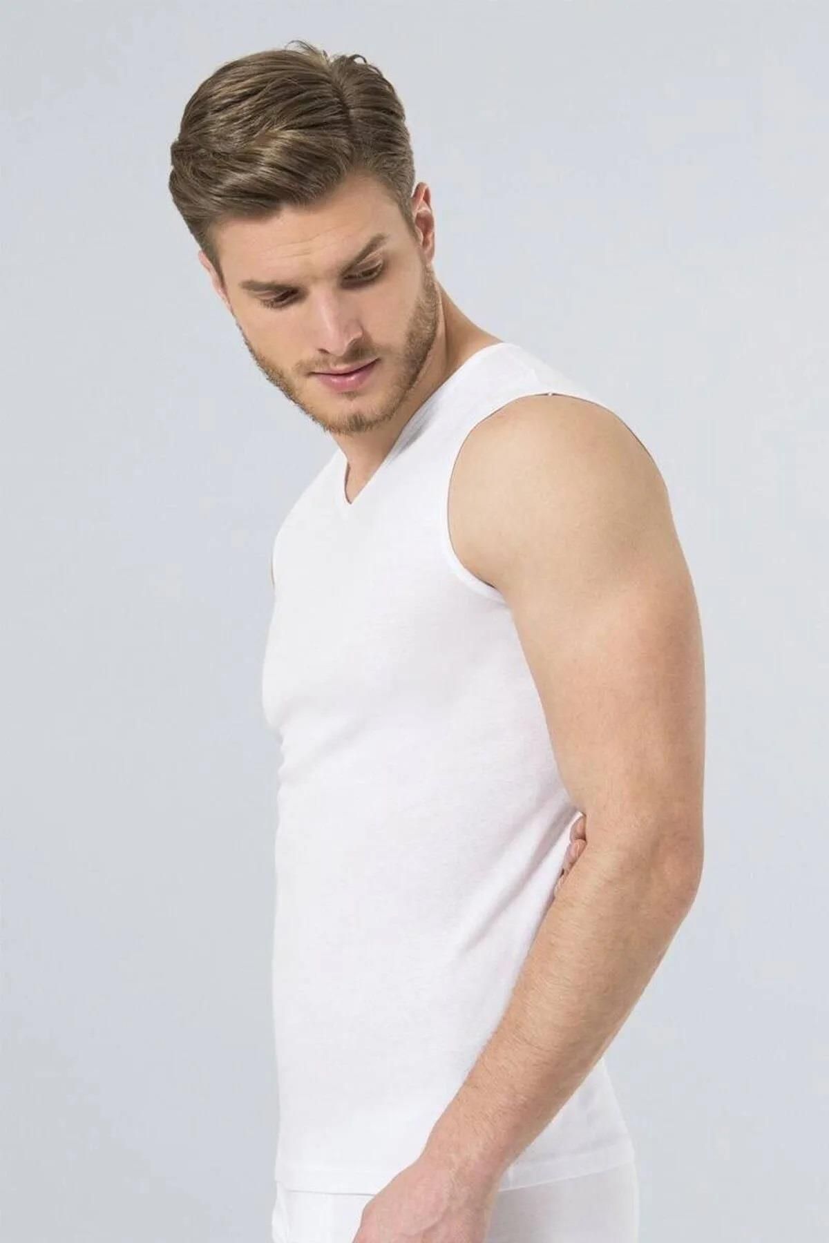 TÜREN-Tricou fără mâneci, 100% bumbac, pentru bărbați 3