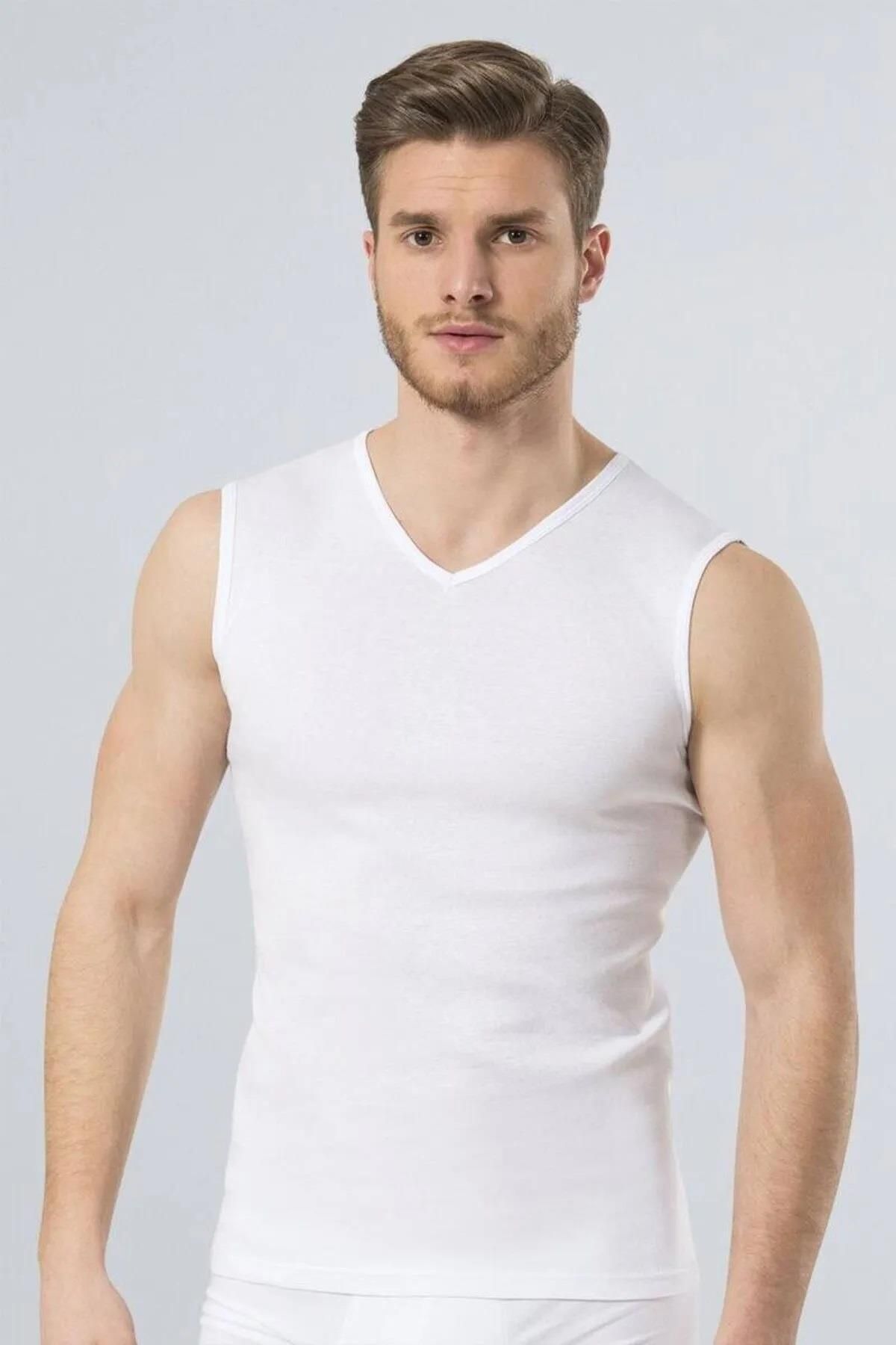 TÜREN-Tricou fără mâneci, 100% bumbac, pentru bărbați 2