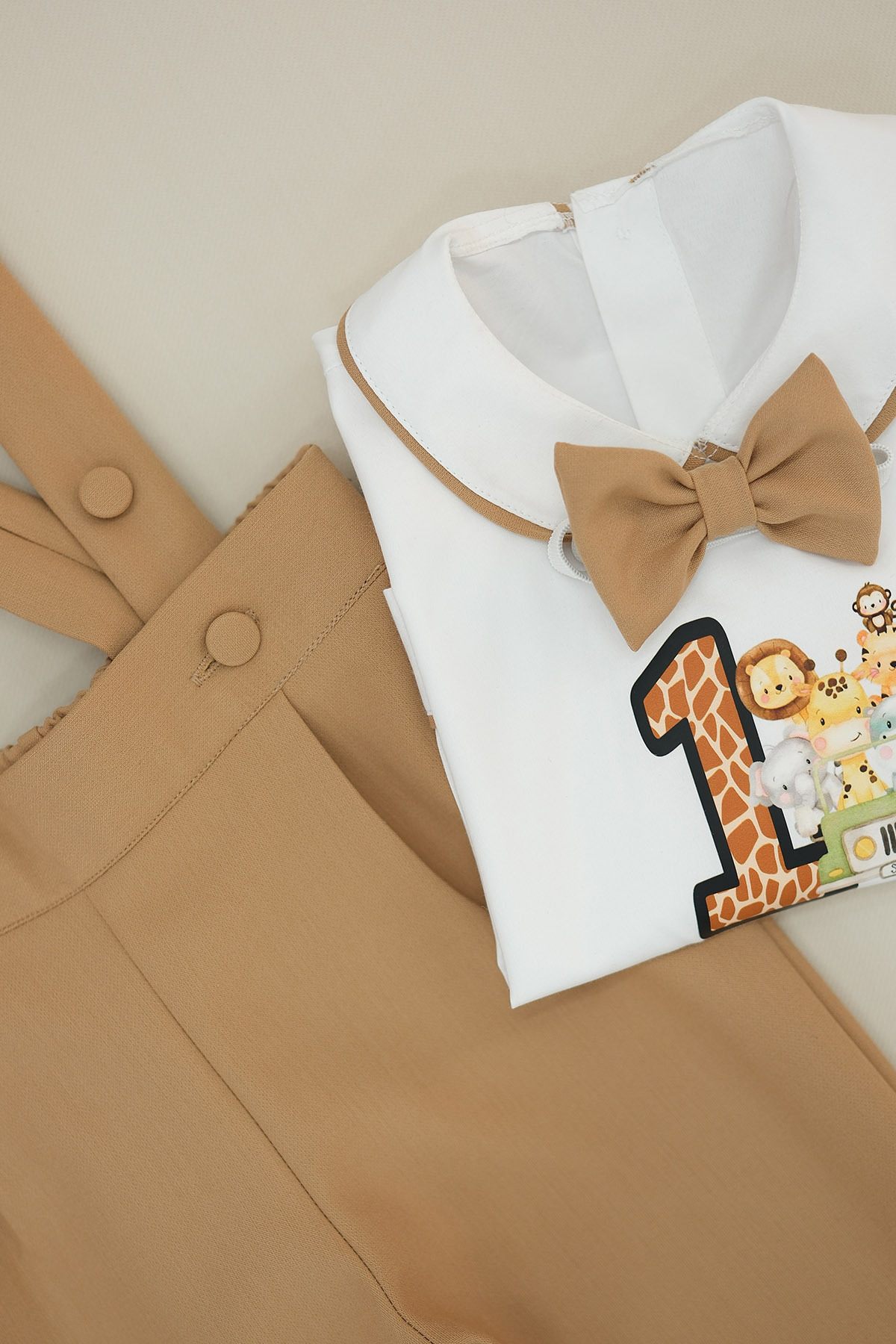 annerüyası 1 YAŞ SAFARİ BASKILI SALOPET TAKIM fotoğrafı 7 (önizleme)