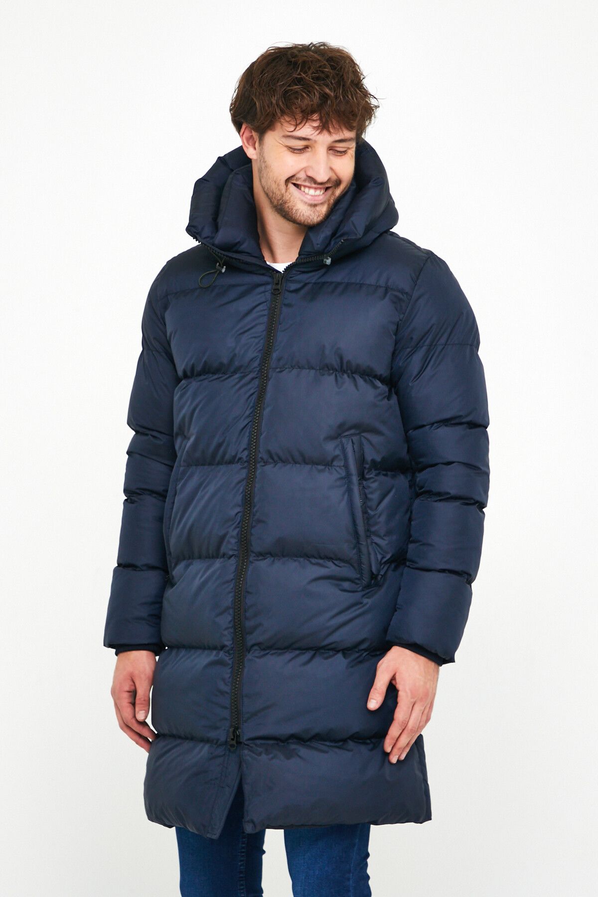 Weyeze-Ac-K50263Lns Model Long Puffer Coat 4