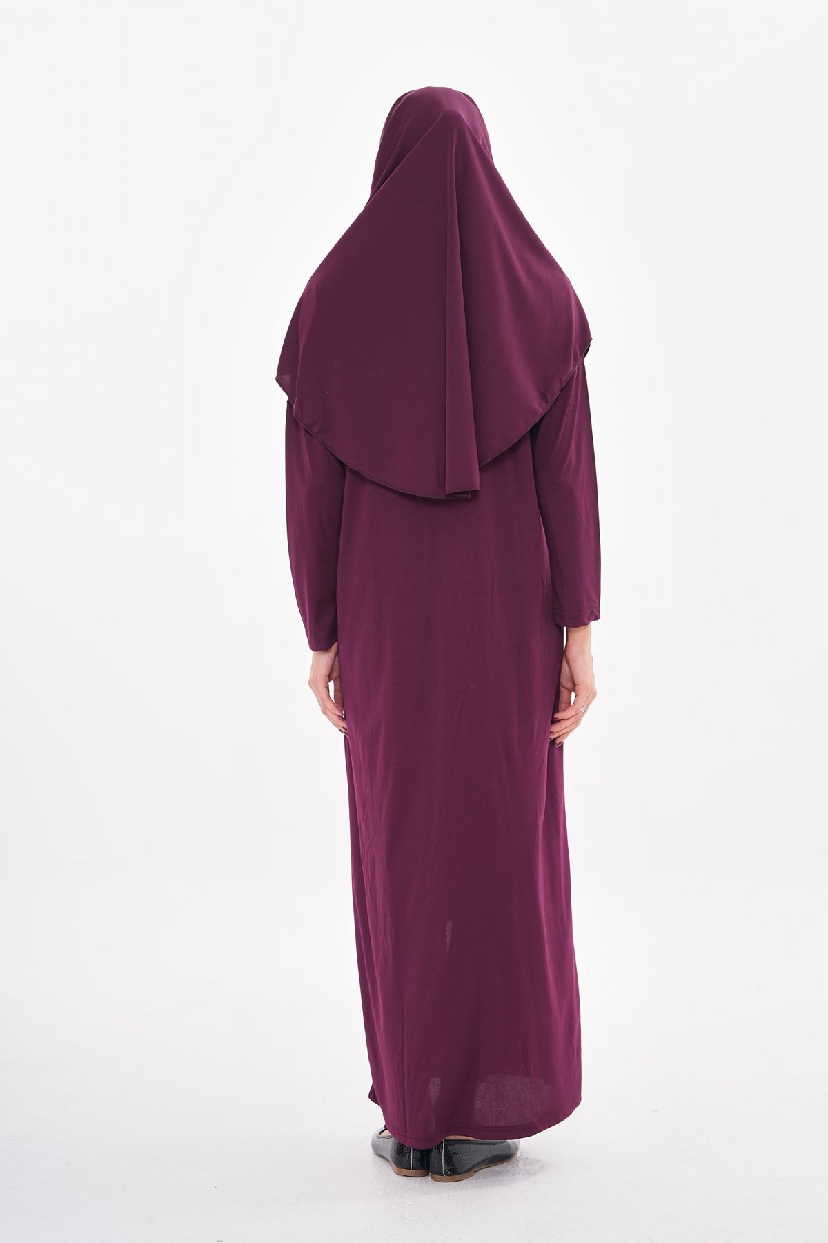 medipek-One-Piece Prayer Dress with Zippered Hijab 5