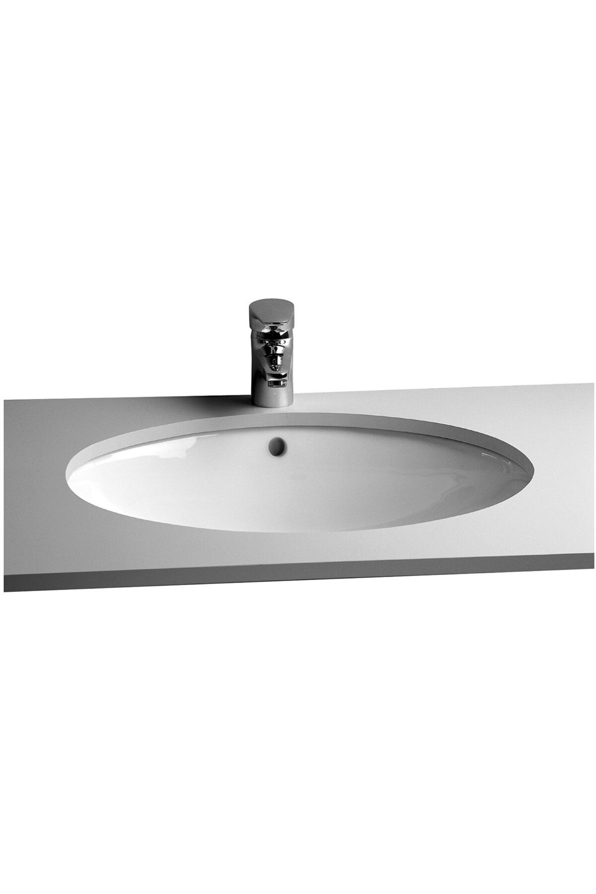 VitrA S20 6069b003-0012 Tezgah Altı Lavabo, 52 Cm, Beyaz