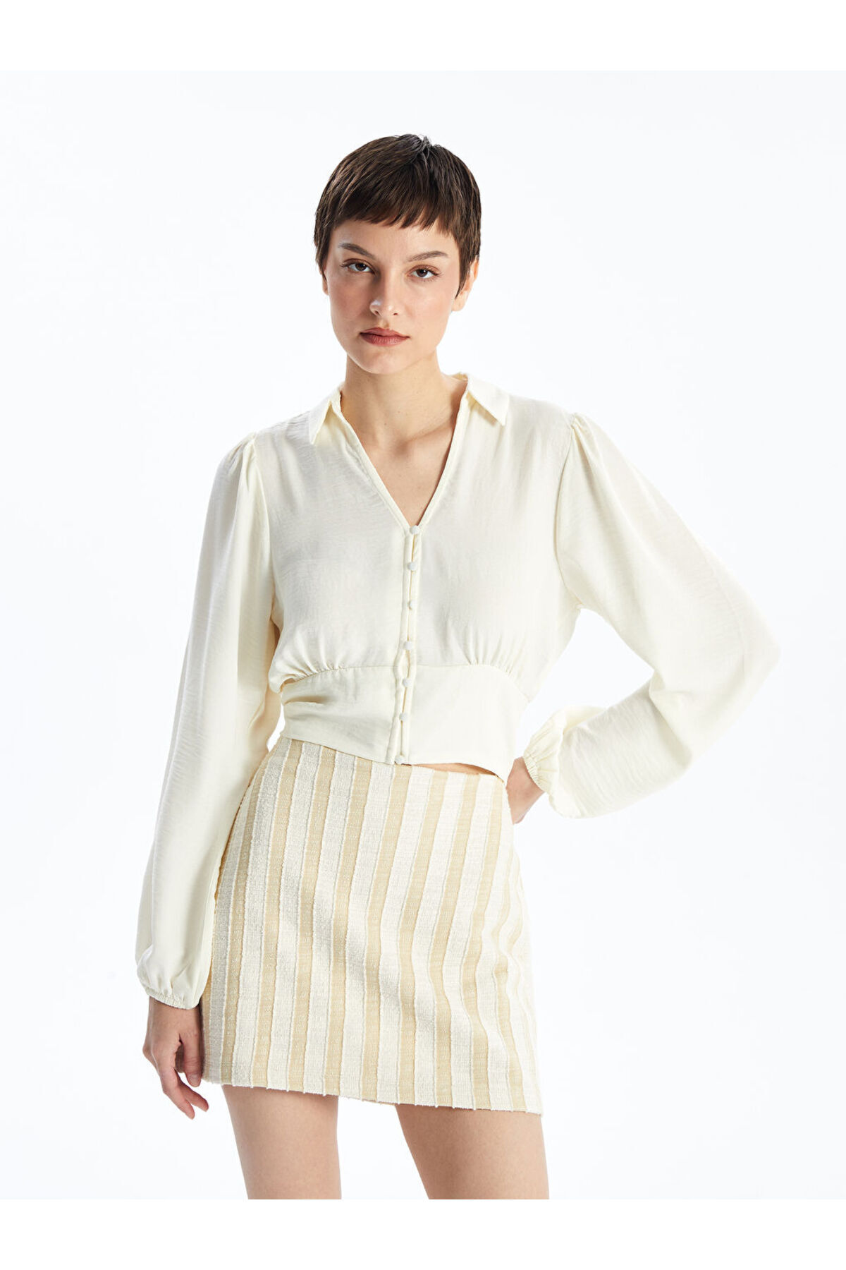 پیراهن ال سی وایکیکی W44883Z8-R9J