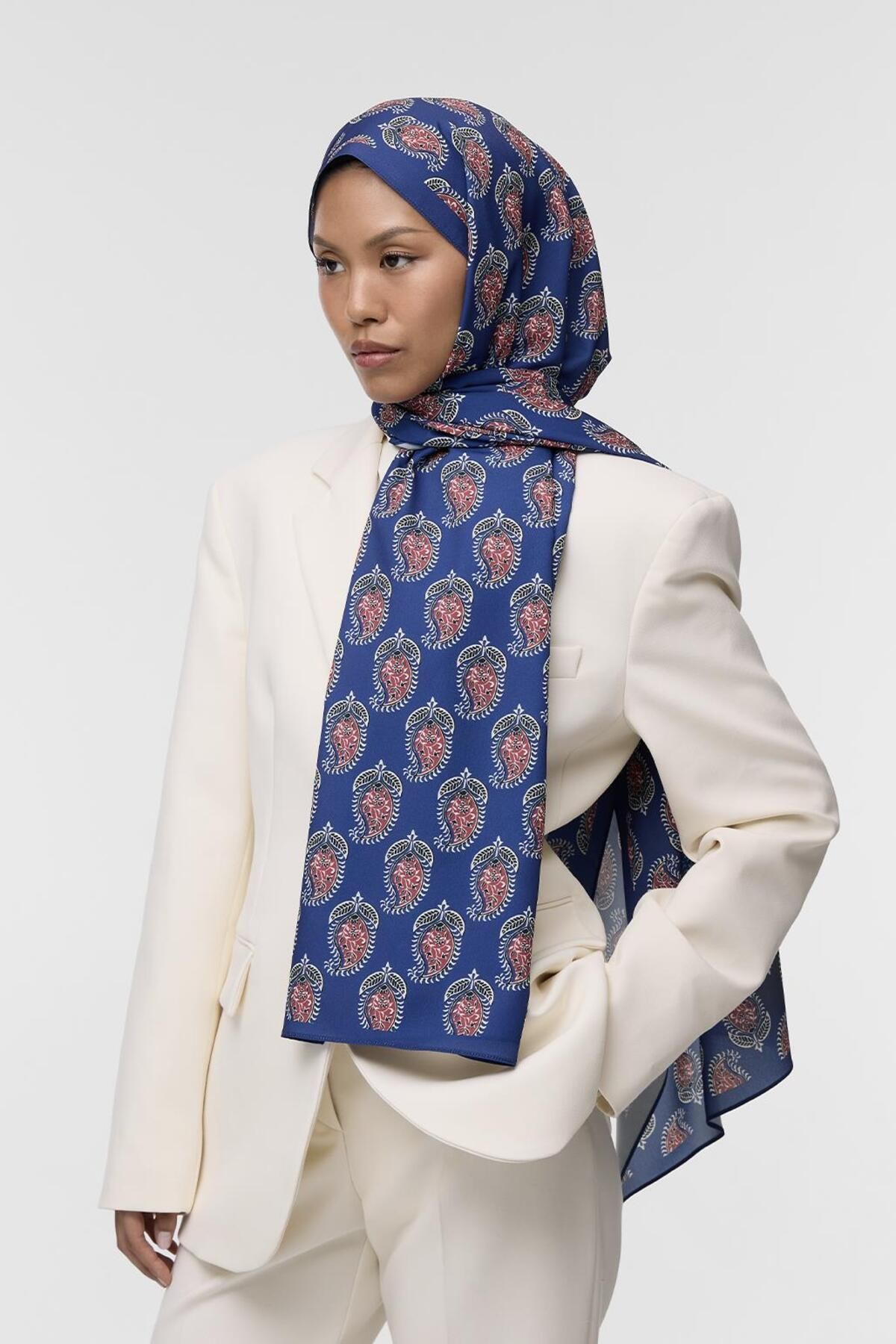 Qef-Glory Patterned Daily Print Shawl 4