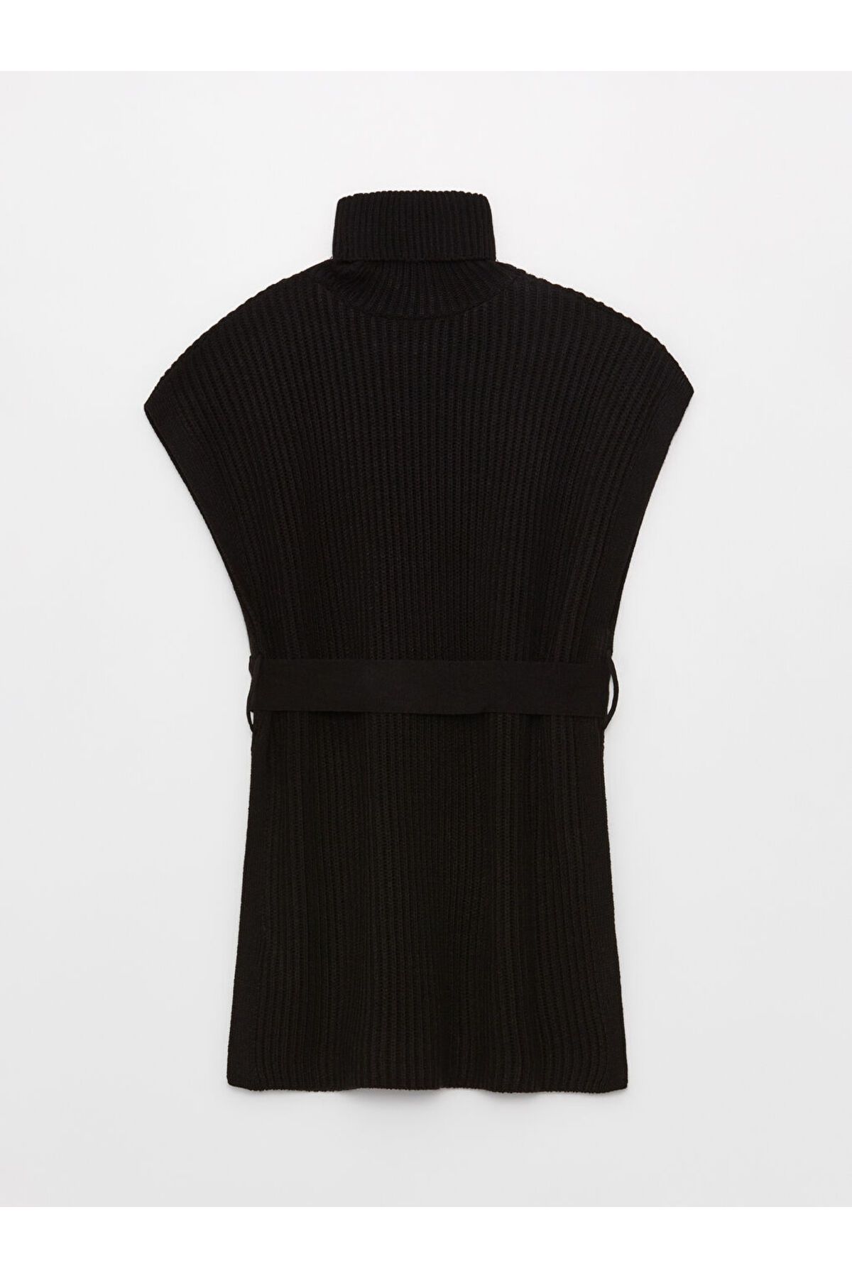 LC Waikiki-LCW Modest Rollkragenpullover, einfarbig, übergroß, Damen-Strickpullover 7