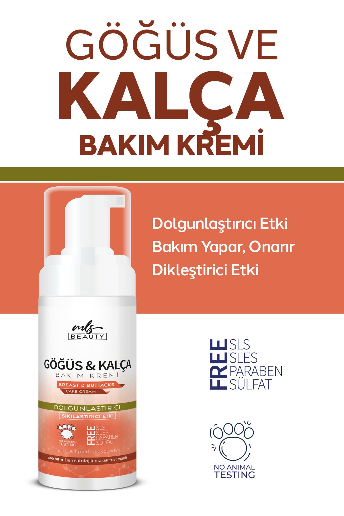 milacus Göğüs Ve Kalça Dikleştirici & Dolgunlaştırıcı , ,sıkılaştırıcı Göğüs Bakım Kremi 100ml