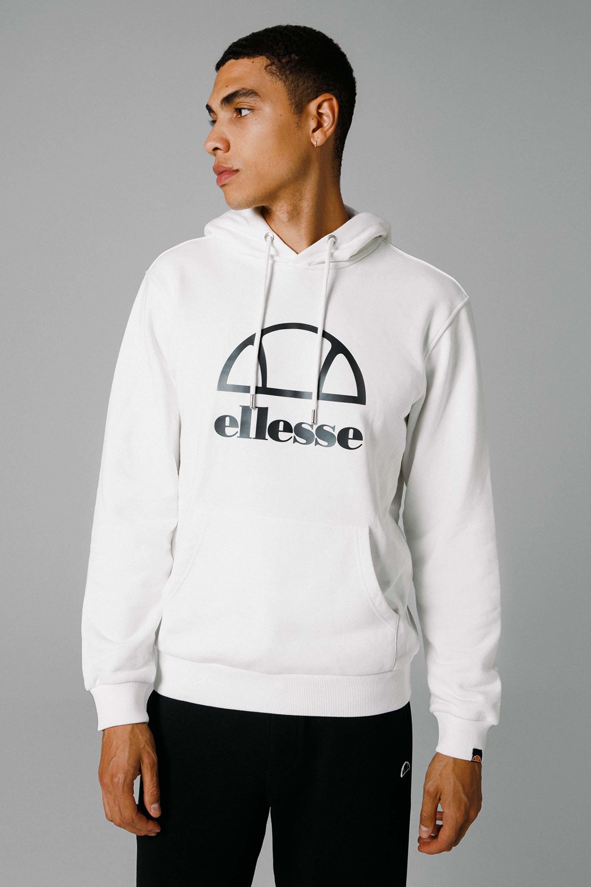 آرم جیبی کانگورویی کلاهدار کانگوروی ترکیبی پنبه ای عرق مردانه EM253 Ellesse