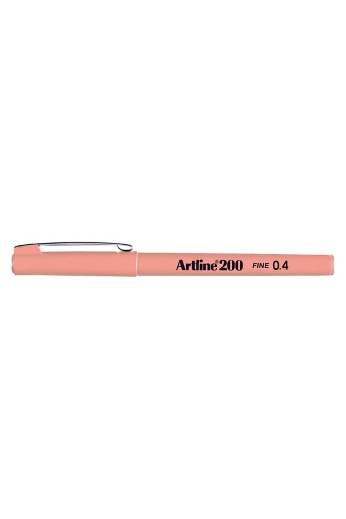 artline 200 Fineliner 0.4mm Keçe Uçlu Kalem Kayısı (APRİCOT)