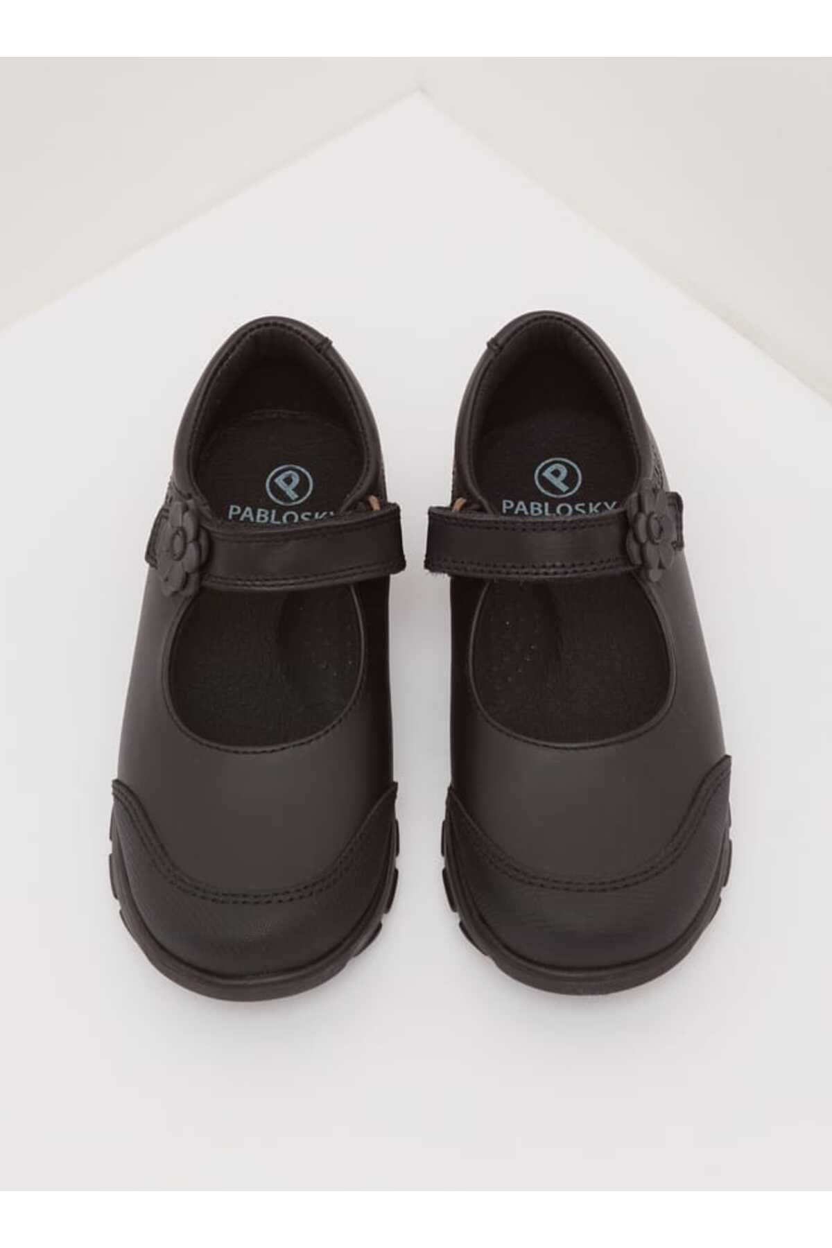 Pablosky-Girls' Mary Jane with Hook and Loop Closure 2