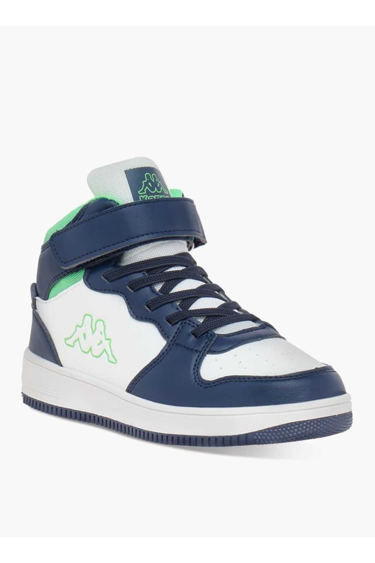 Kappa-Boys' Logo Detail Sports Shoes with Hook and loop Closure 2