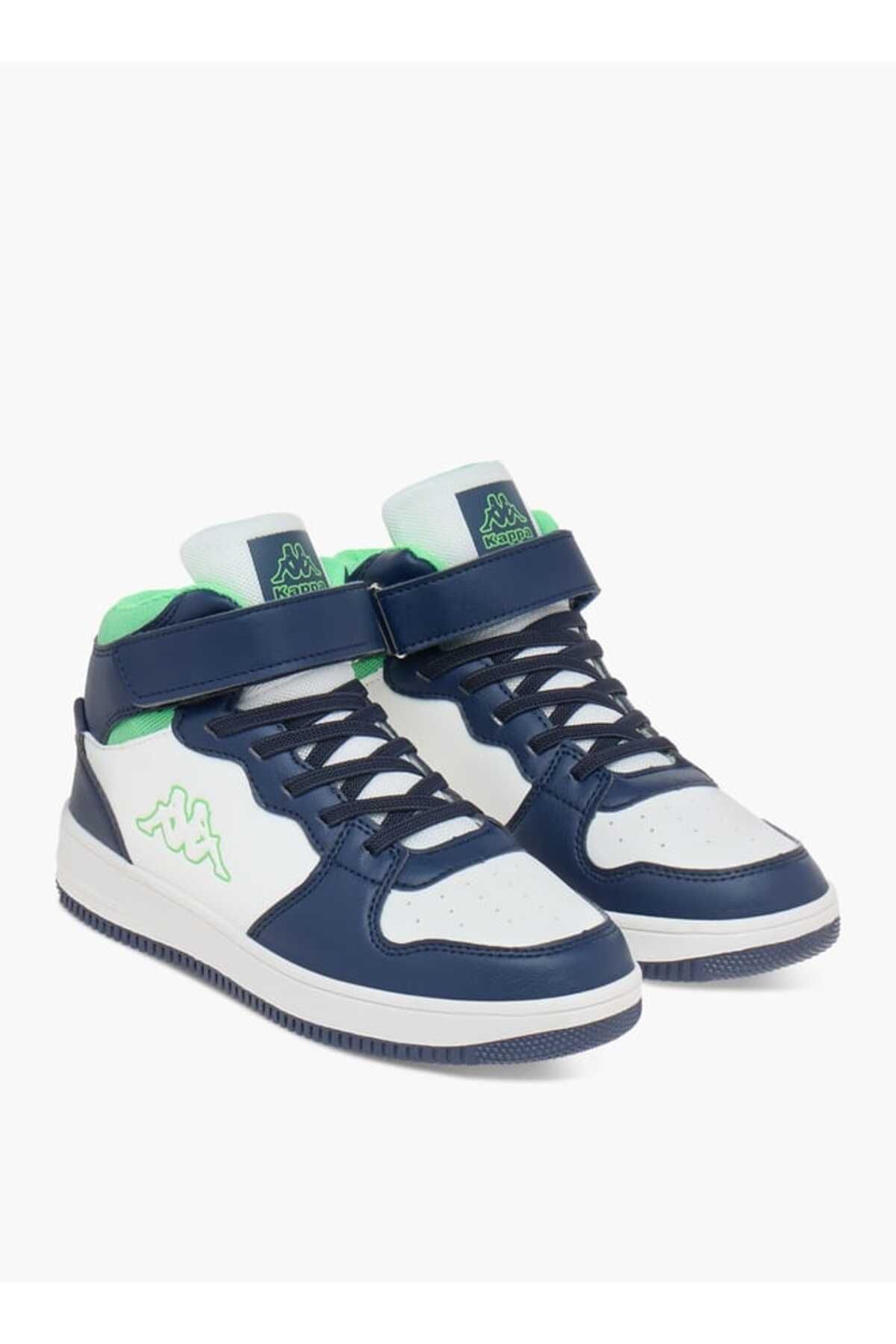 Kappa-Boys' Logo Detail Sports Shoes with Hook and loop Closure 1