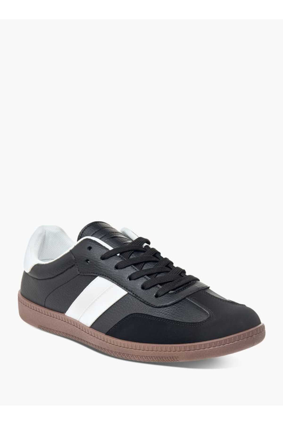 Dash-Panelled Lace-Up Sports Shoes 2