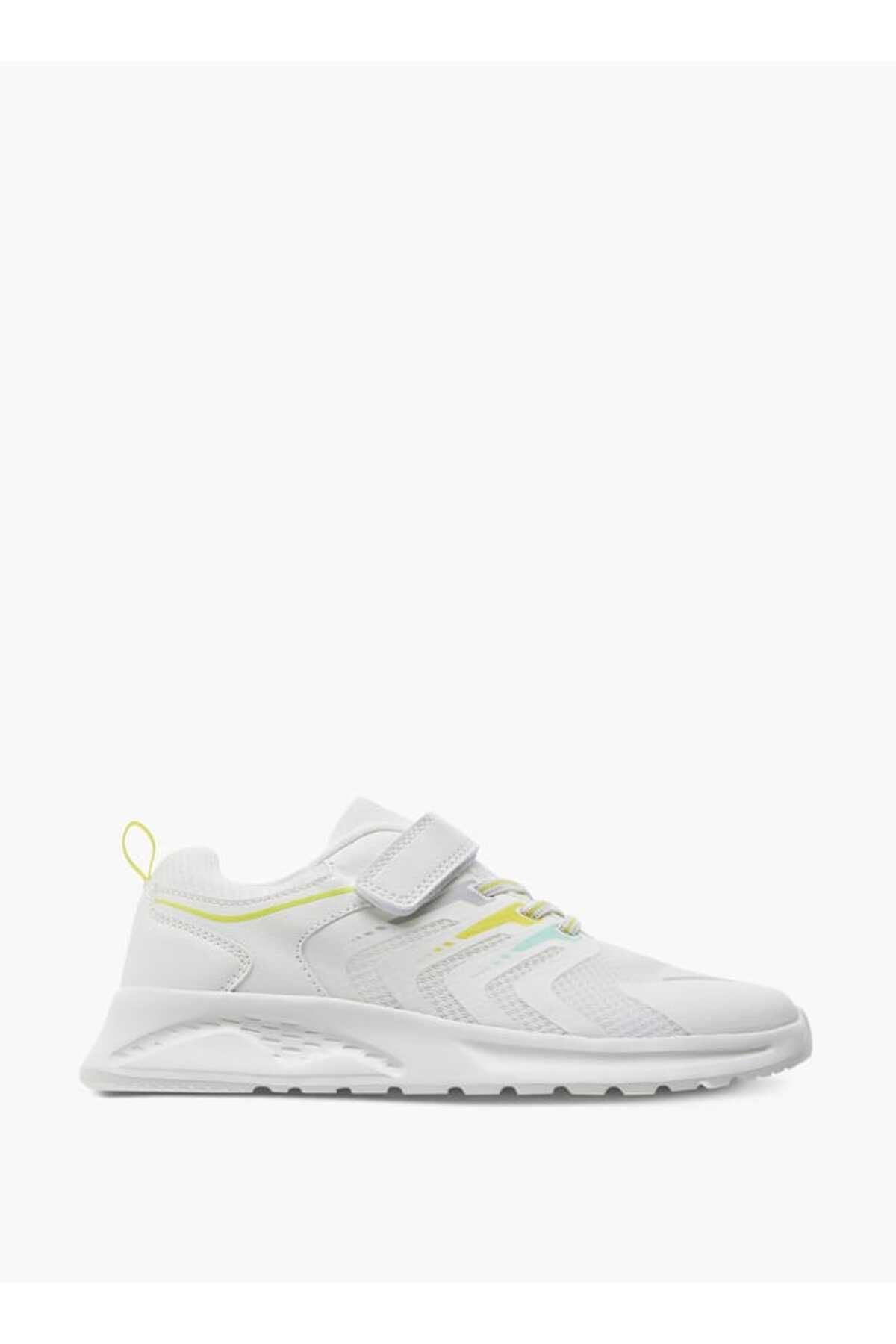 Dash-Panelled Sneakers with Hook and Loop Closure 3