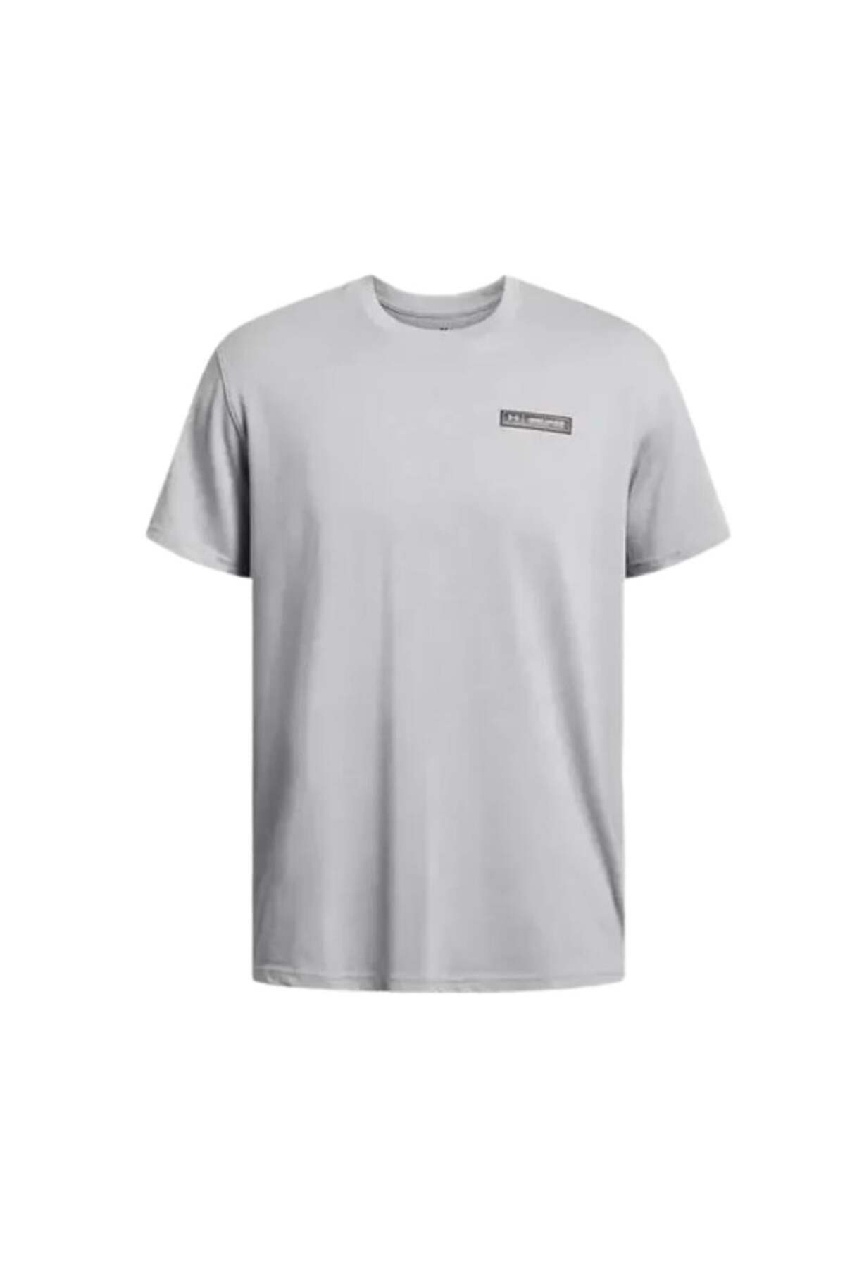 آندر آرمور تی شرت مردانه خاکستری Ua Hw Armor Ss 1382831-011