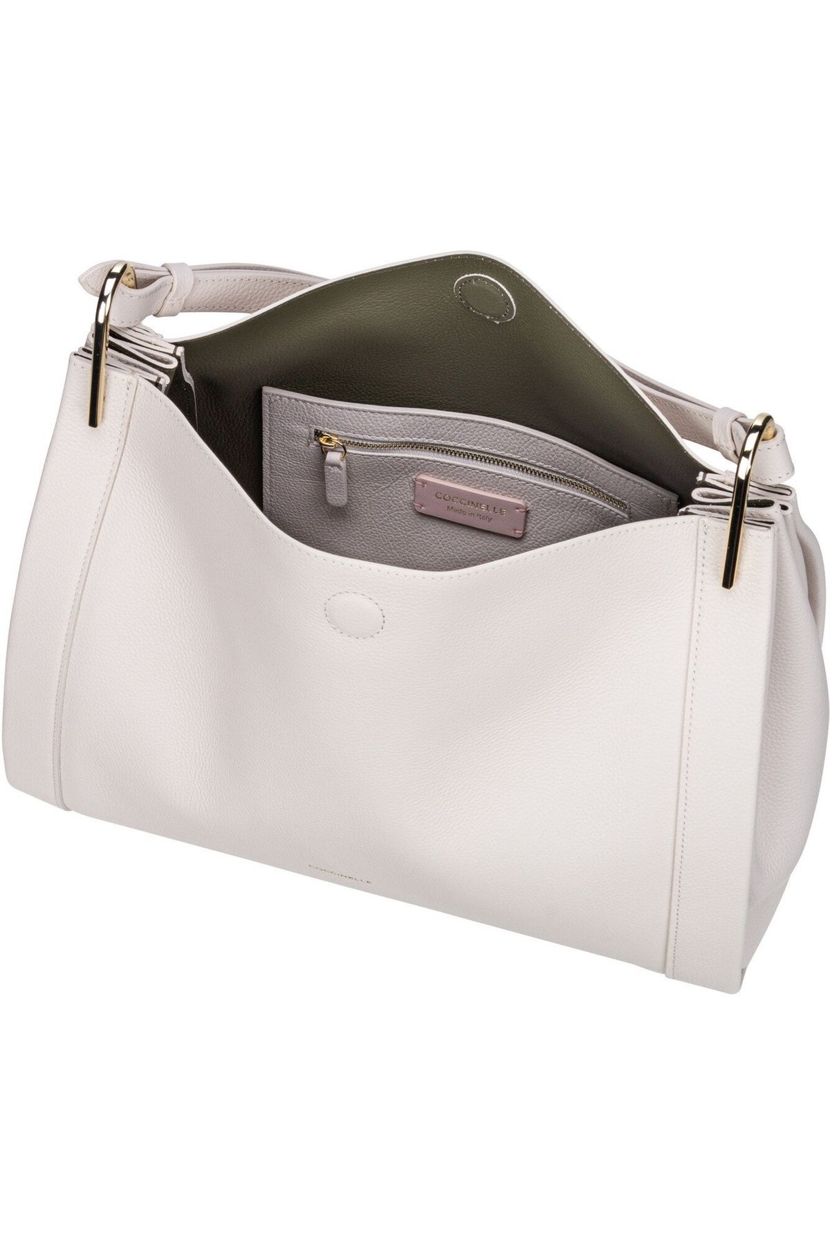 Coccinelle-Wallace Schultertasche Leder 36 cm 3