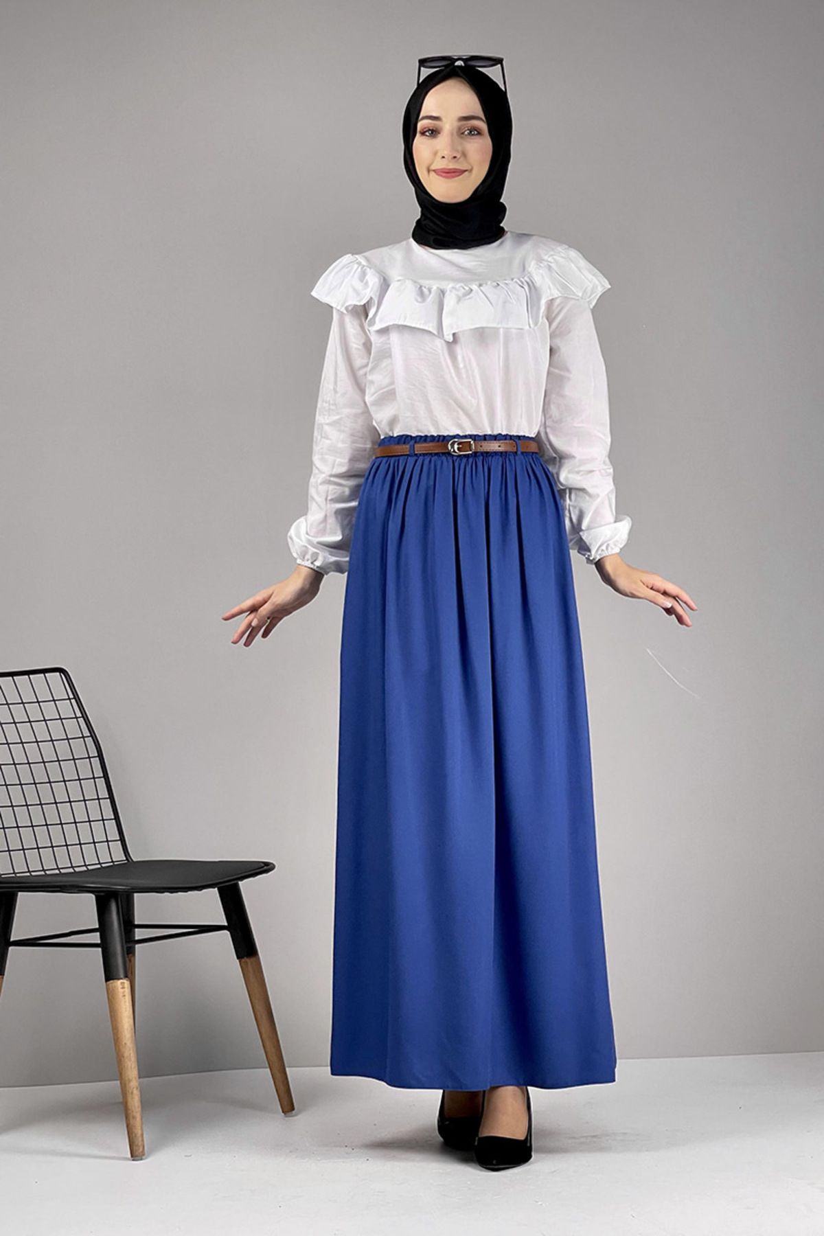 EPSWorld Moda Çizgi Etek