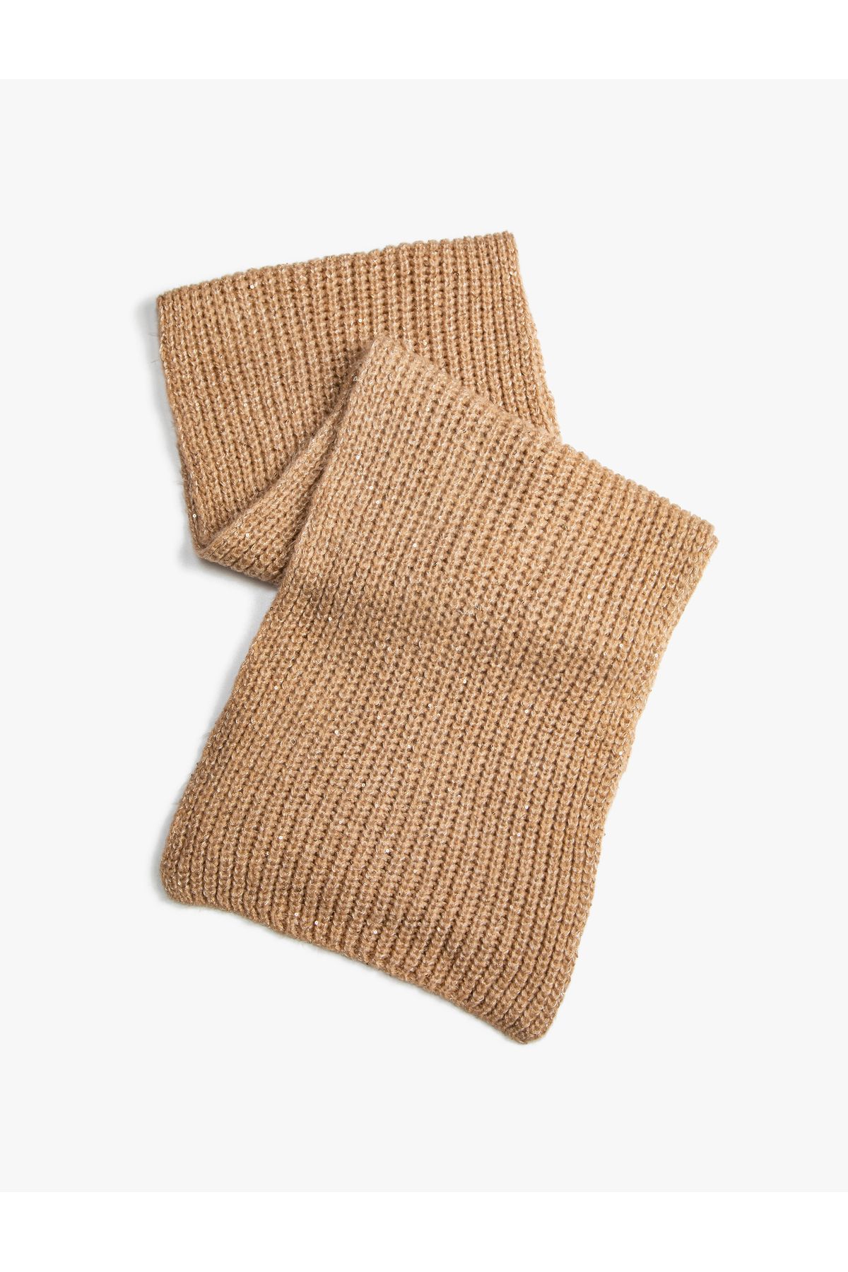 Koton-Elastic Knitted Scarf 1