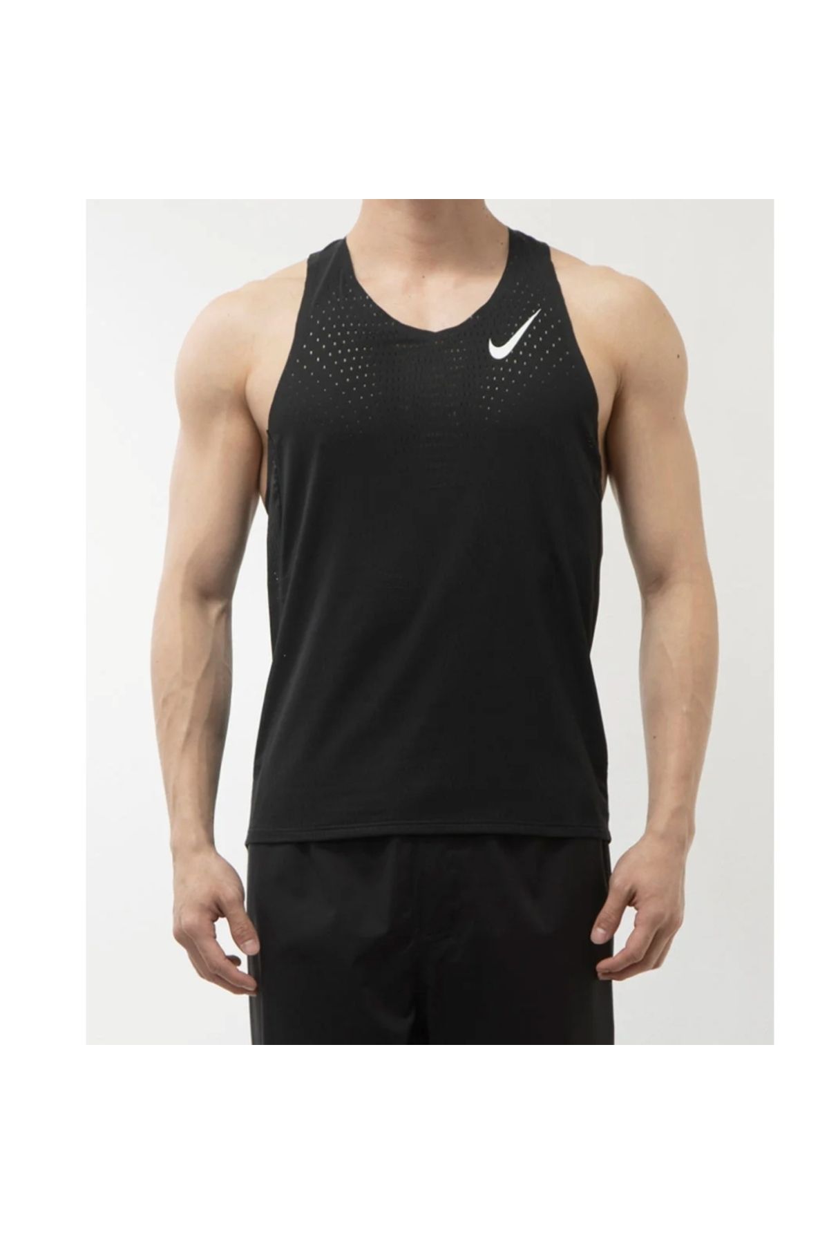 Nike-Aeroswift Dri-Fit Adv Fn4231-010 Men's Running Singlet - Lion Sport 1