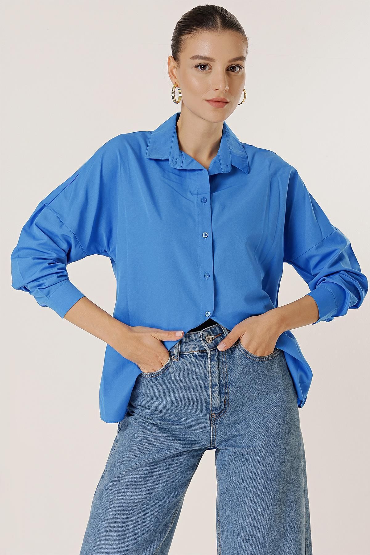 By Saygı-Long Oversize Basic Shirt 3