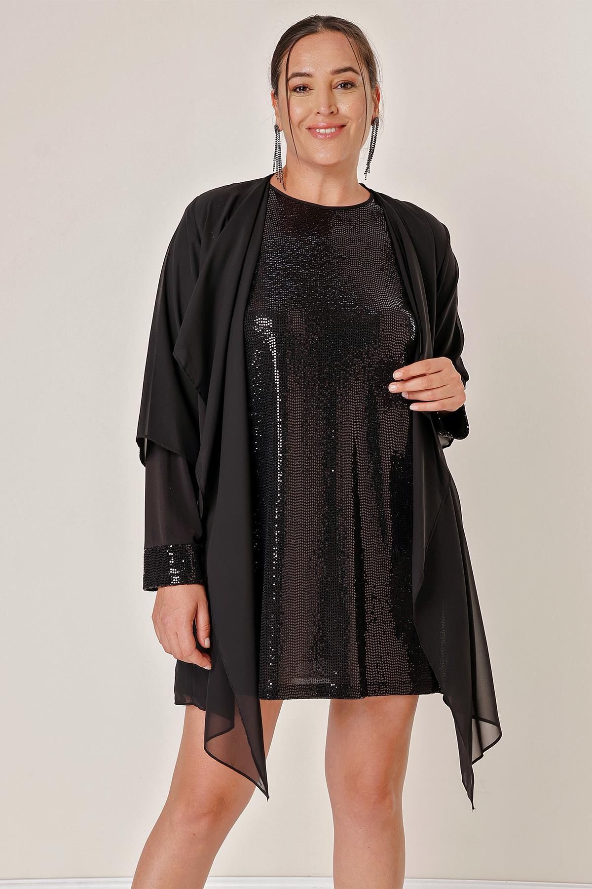 By Saygı-ifon Pulpayet Plus Size 2 Piece Set 1