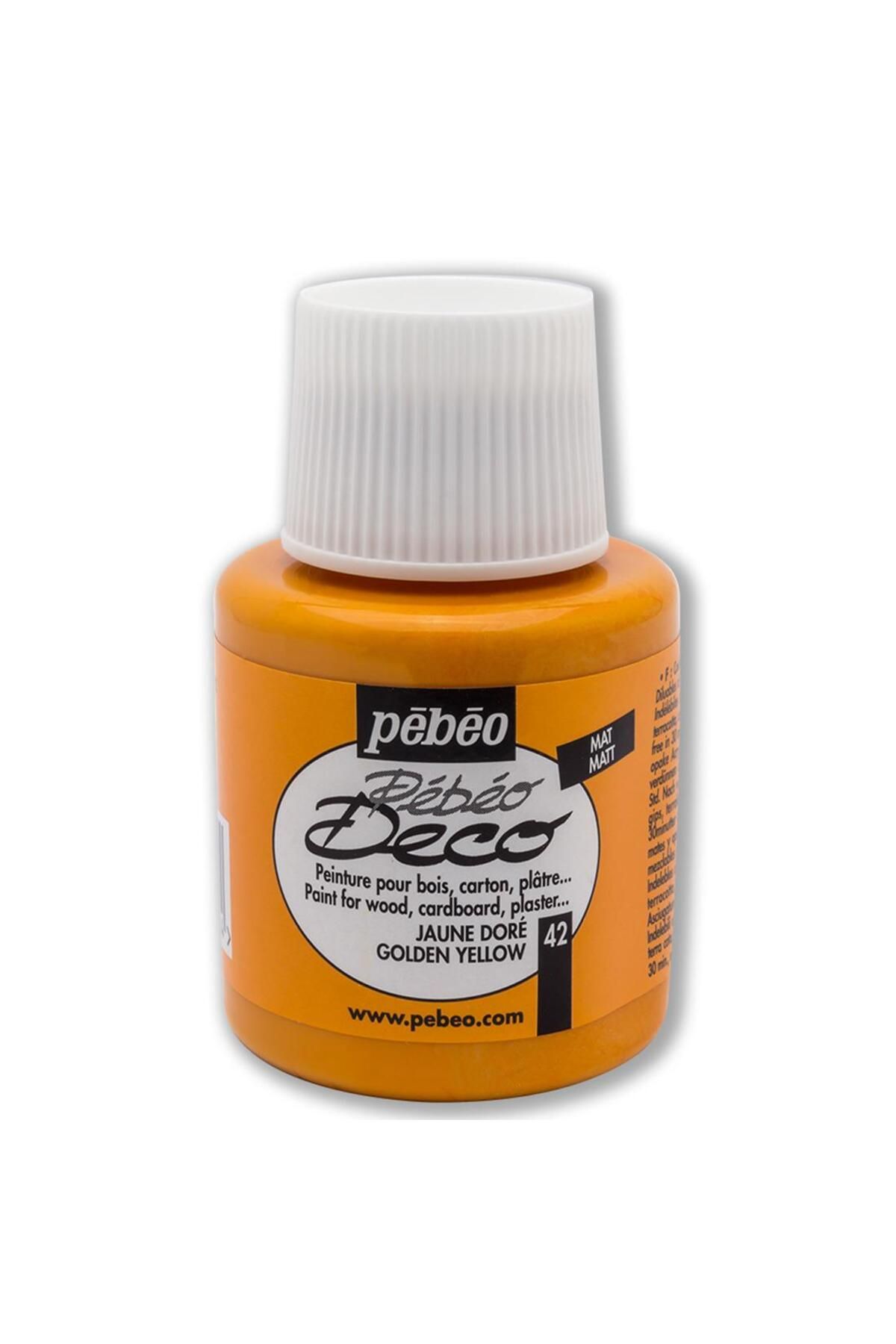 Pebeo Deco 42 Golden Yellow 110 ml Ahşap Boyası