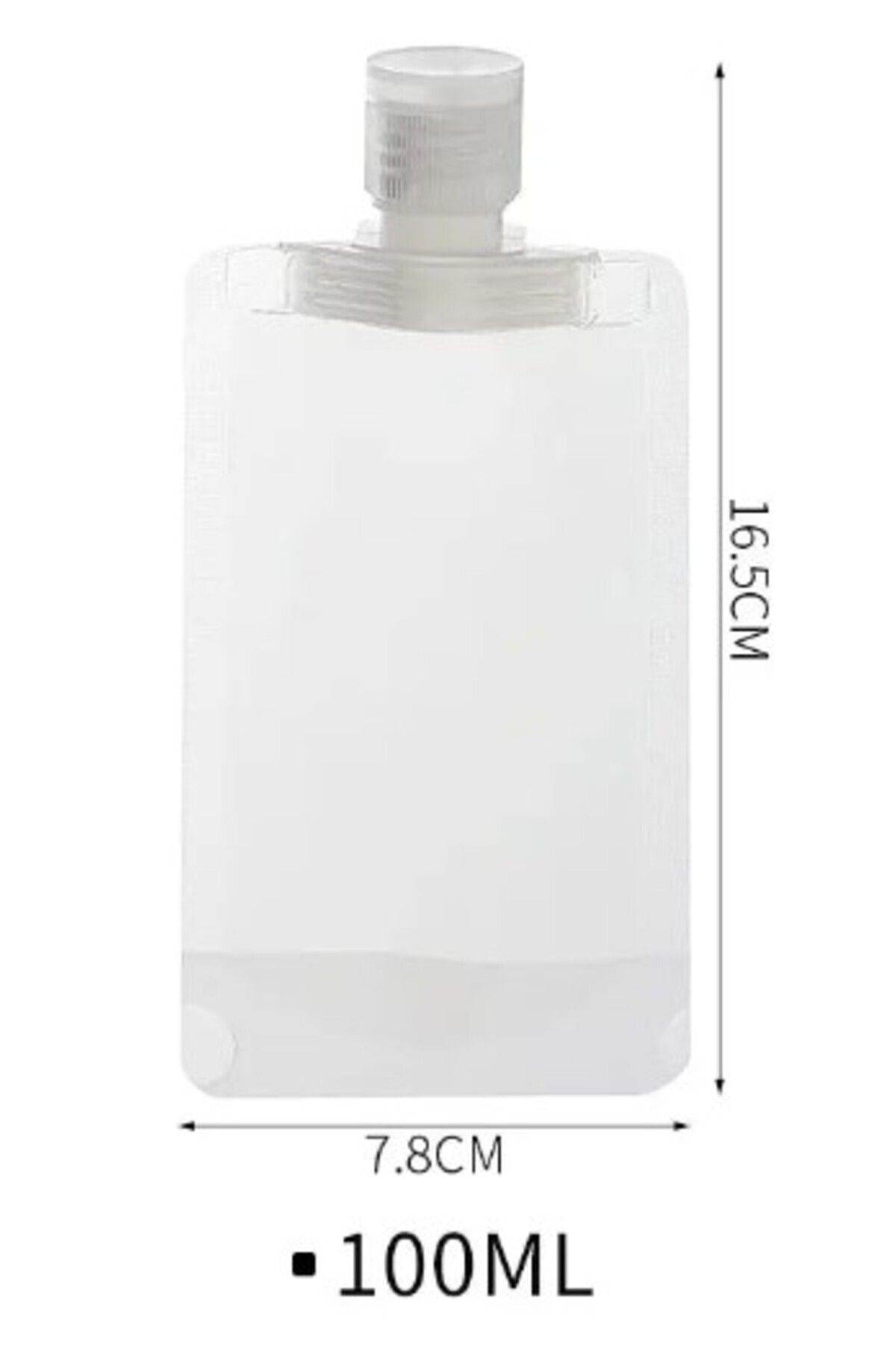 OZCMAX-3 Τεμάχια 100ml Δοχείο Κρέμας Σαμπουάν Επαναχρησιμοποιήσιμο Σετ (W3) 4