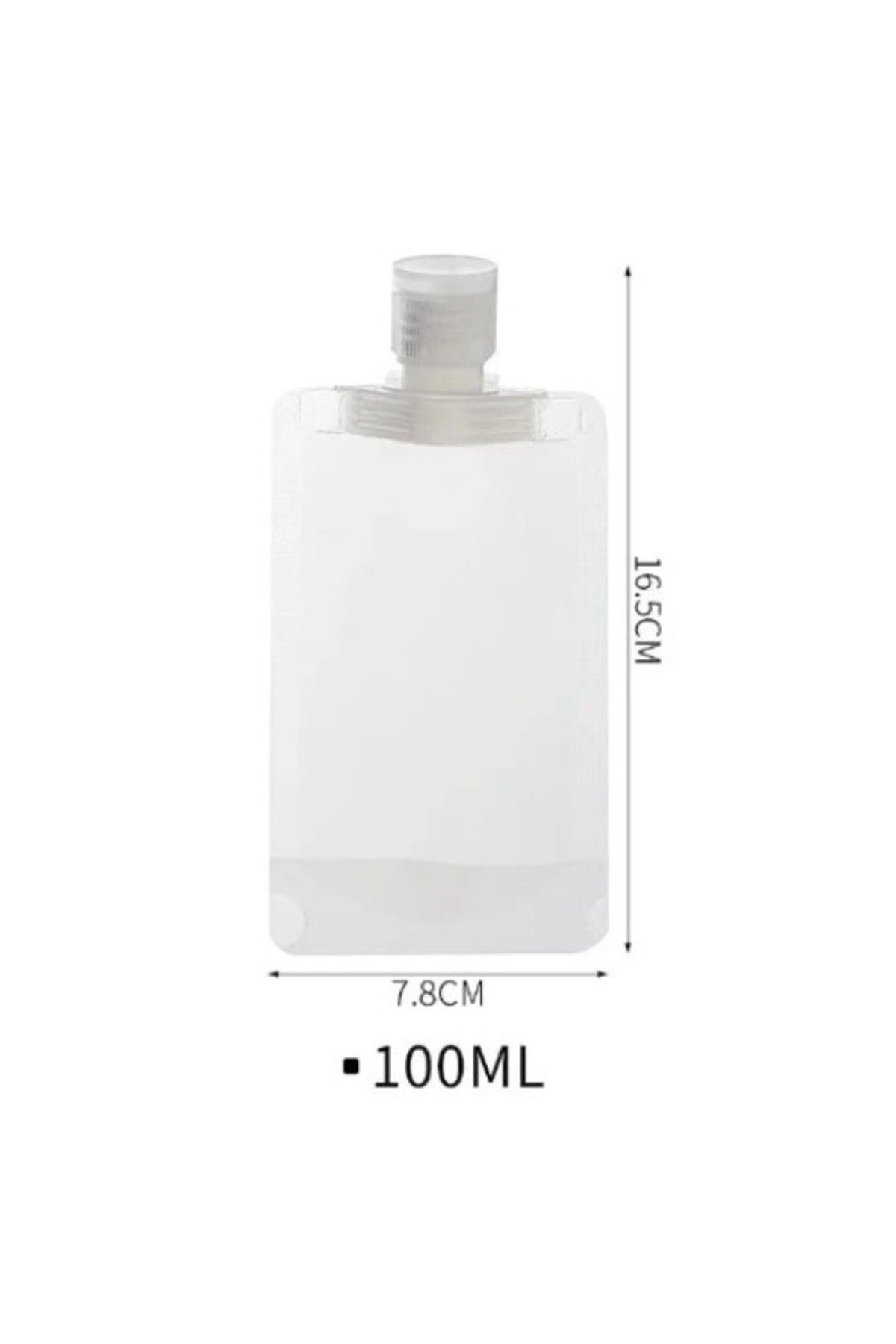OZCMAX-Set de 3 recipiente pentru șampon cremă de 100 ml, reutilizabile (ao) 4
