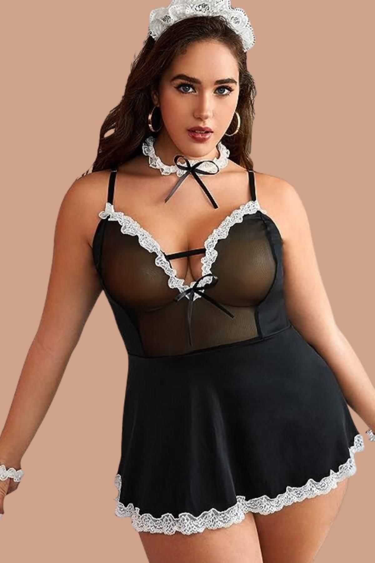 SHOP520-Hc Fancy Stylish Nurse Costume 3