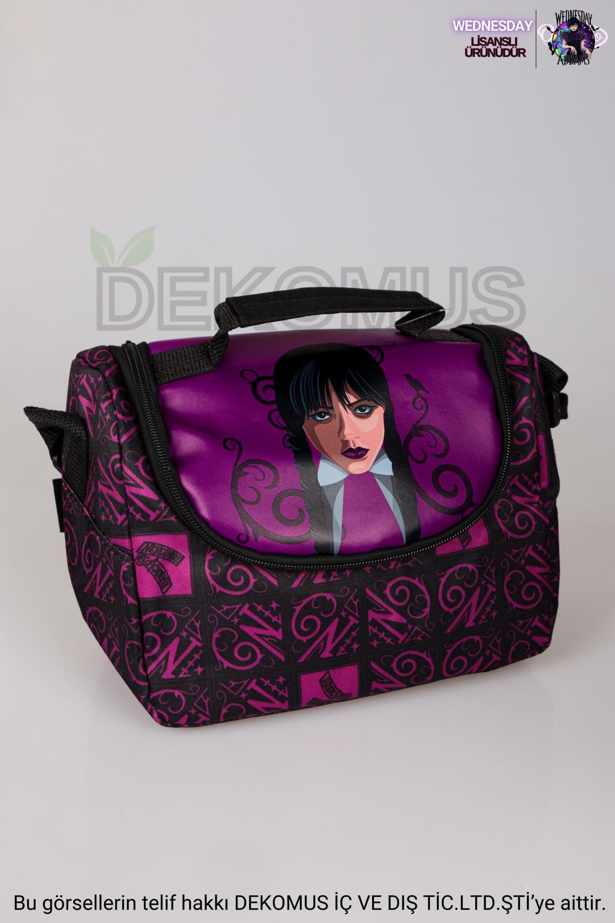 WEDNESDAY-New Season Licensed Wednesday Lunch Box - 700ml Tritan Flask and 2 Layer Lunch Box Food S 4