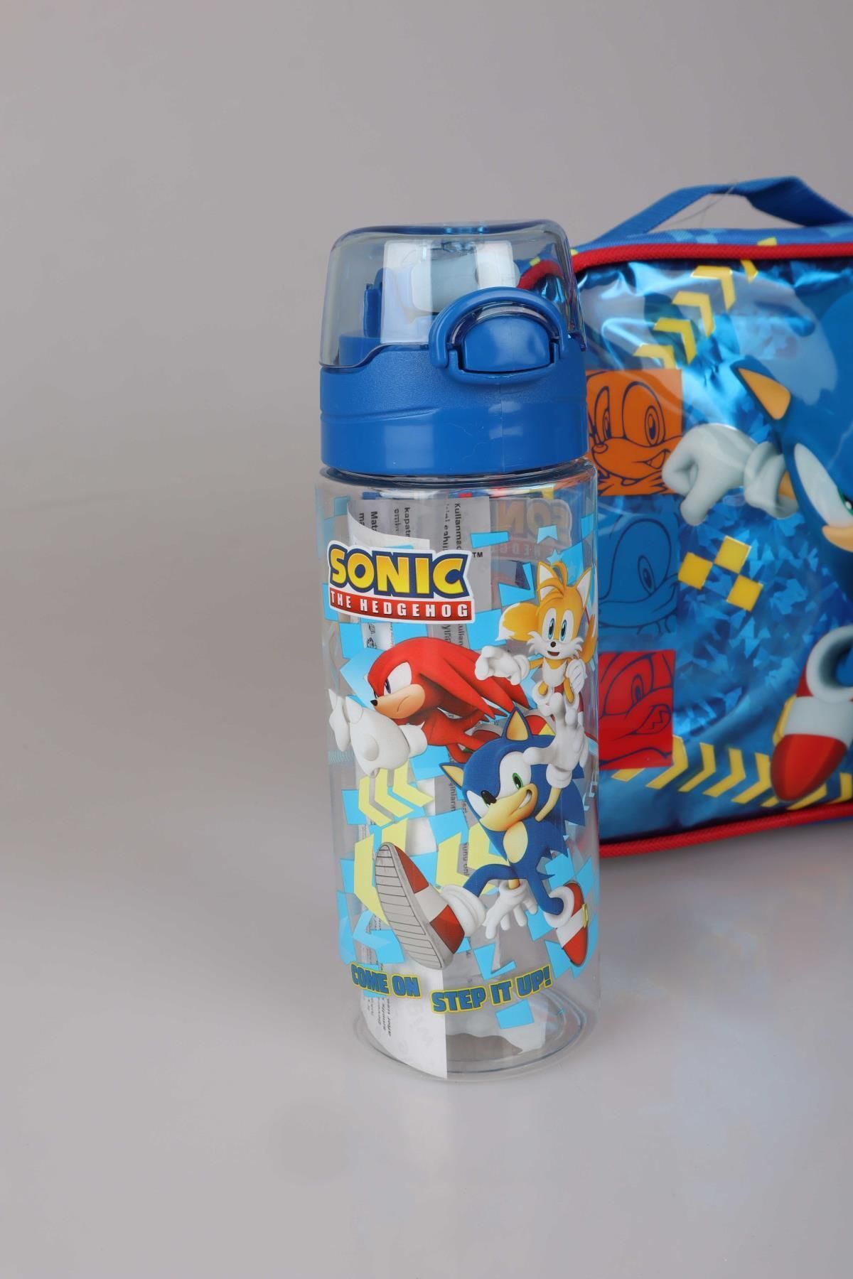 Disney-Licensed Sonic " Feeding Set " 2 Layer Lunch Box, Lunch Box και 500 ml Tritan Flask 2