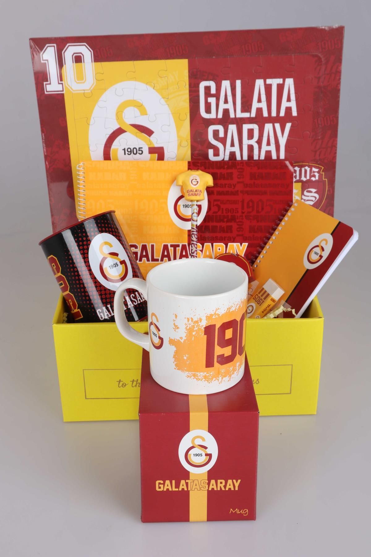 Galatasaray Dekomus Ile Özel Kutulu "full" Kırtasiye Seti