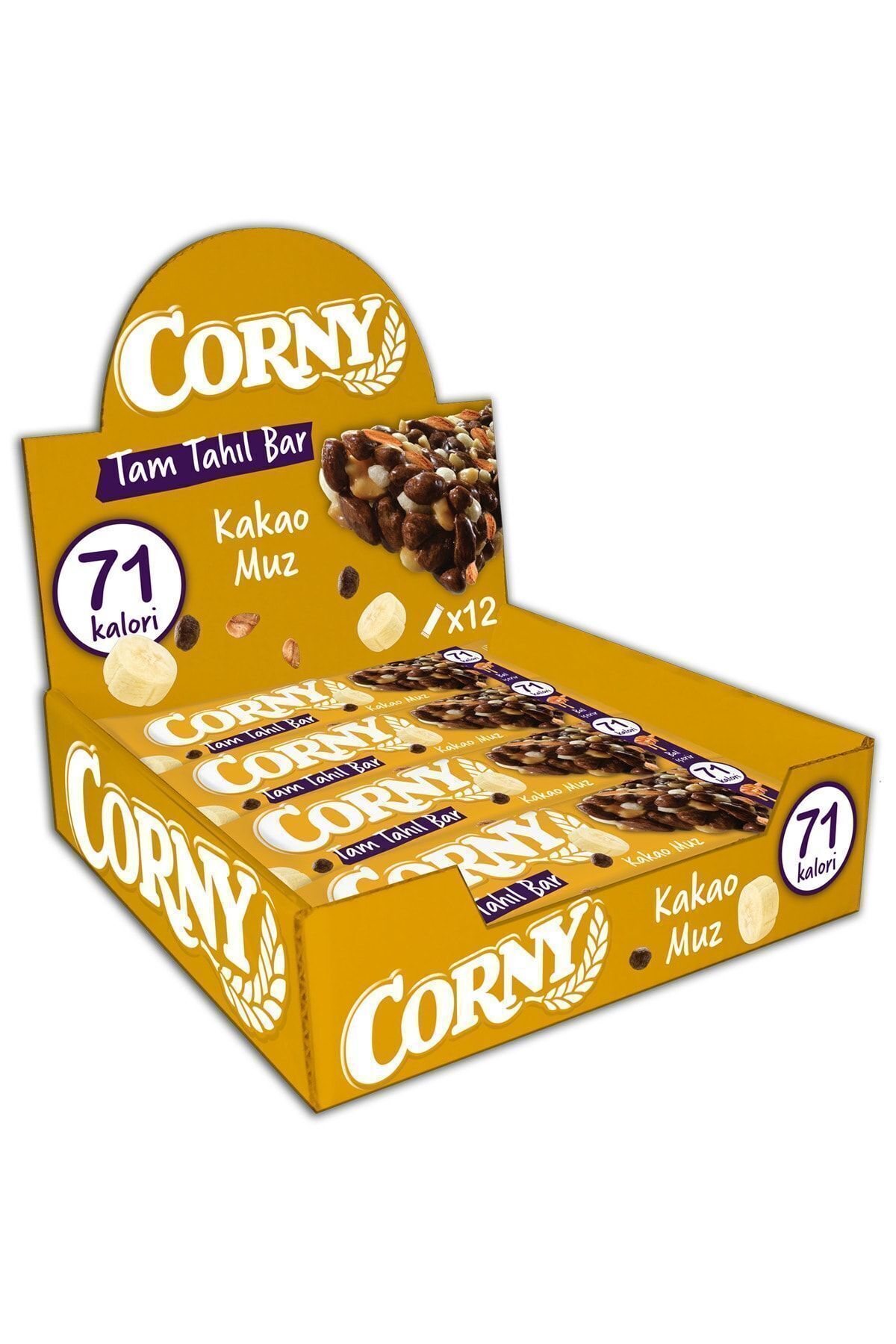 CORNY Kakao Muzlu Tahıl Bar x 12 adet