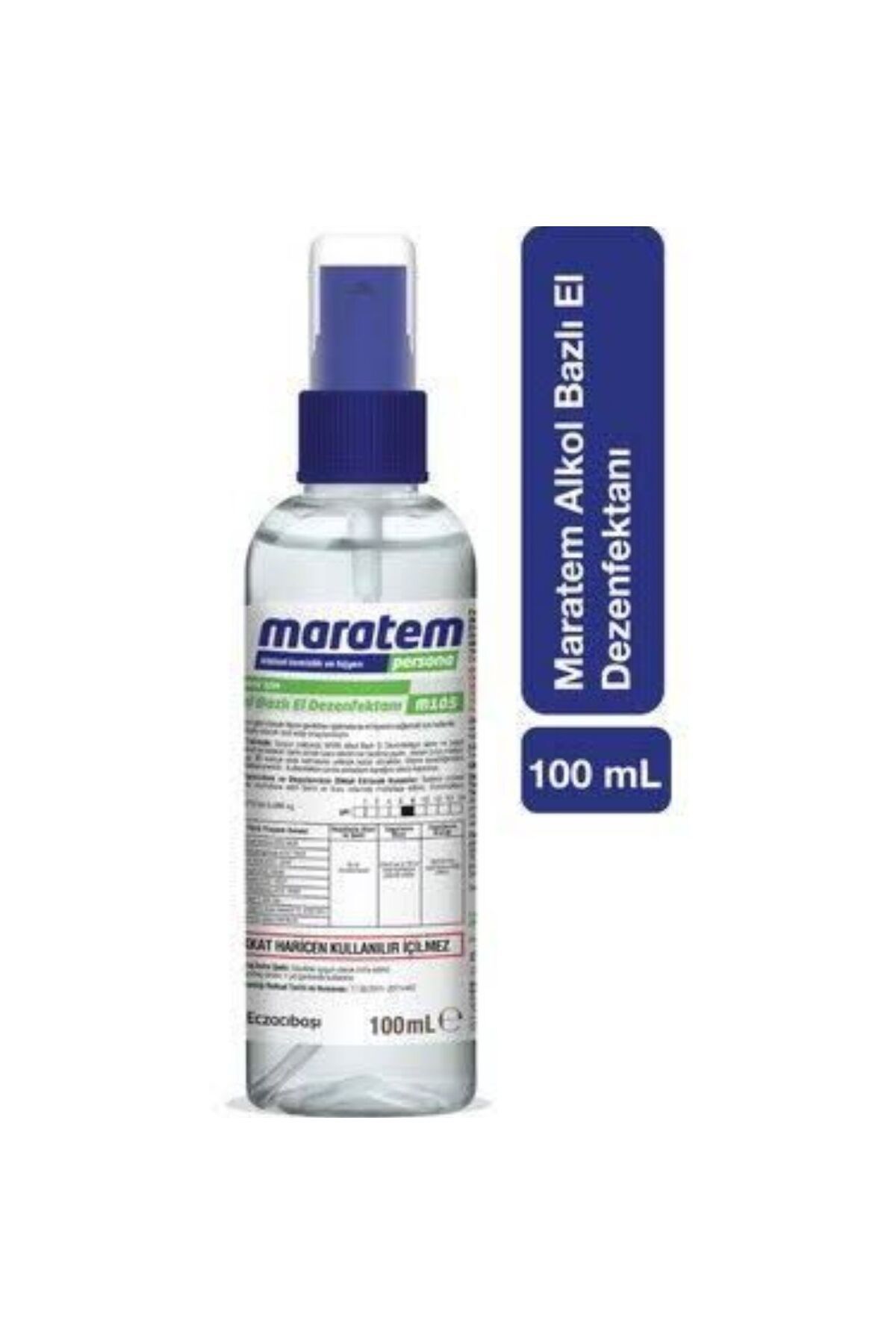 Maratem Eczacıbaşı M105 Alkol Bazlı El Dezenfektanı 100ml