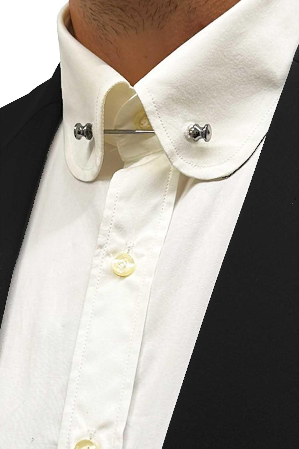  پین یقه پیراهن خاکستری دودی GI249