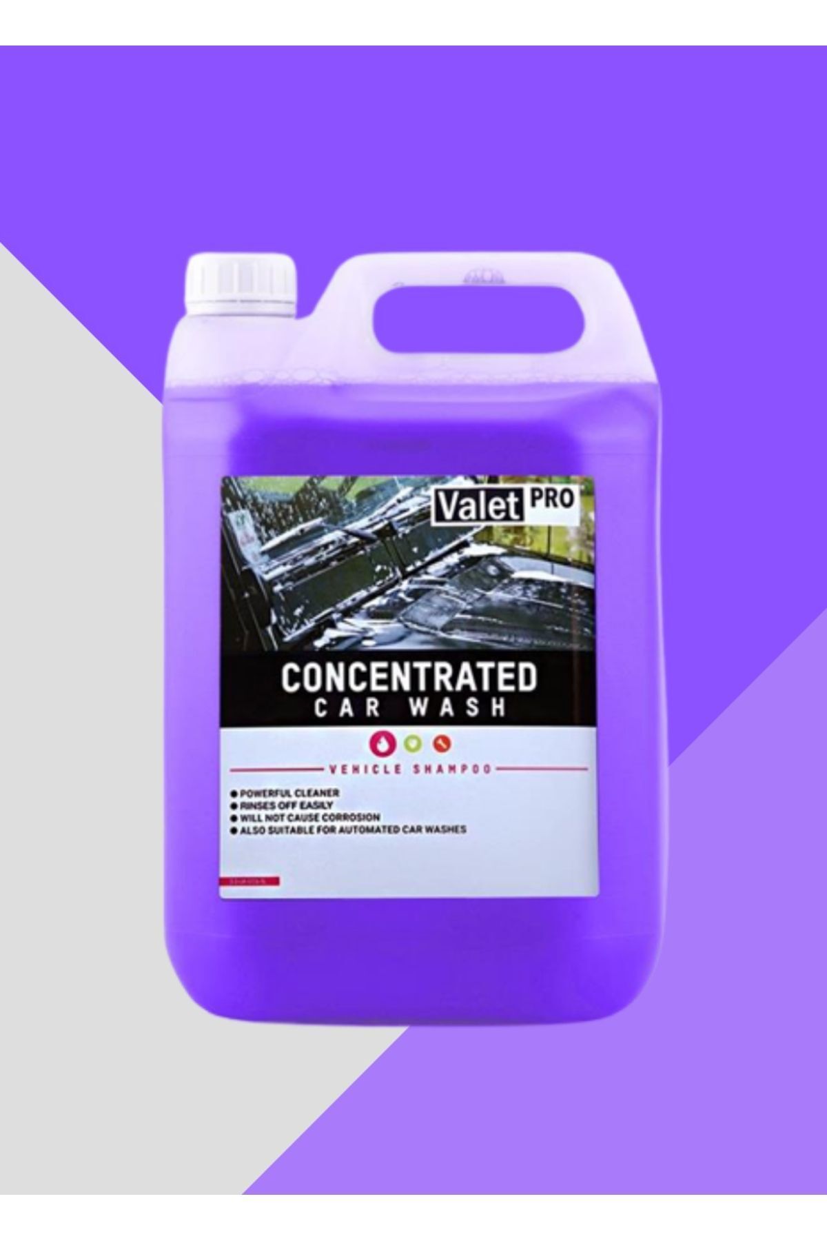 Valet Pro - Seramik Korumalar Için Ph Dengeli Konsantre Şampuan - Concentrated Car Wash 5lt