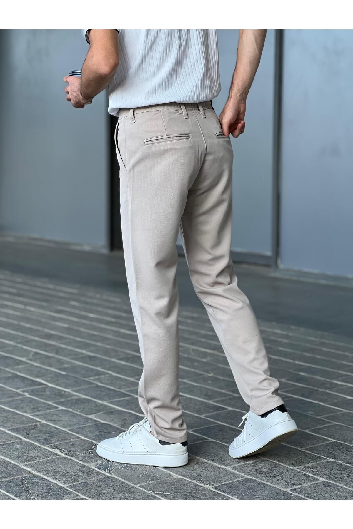 wamoss-Pantaloni largi din lycra cu șnur pentru bărbați sezon nou - Ip14 4