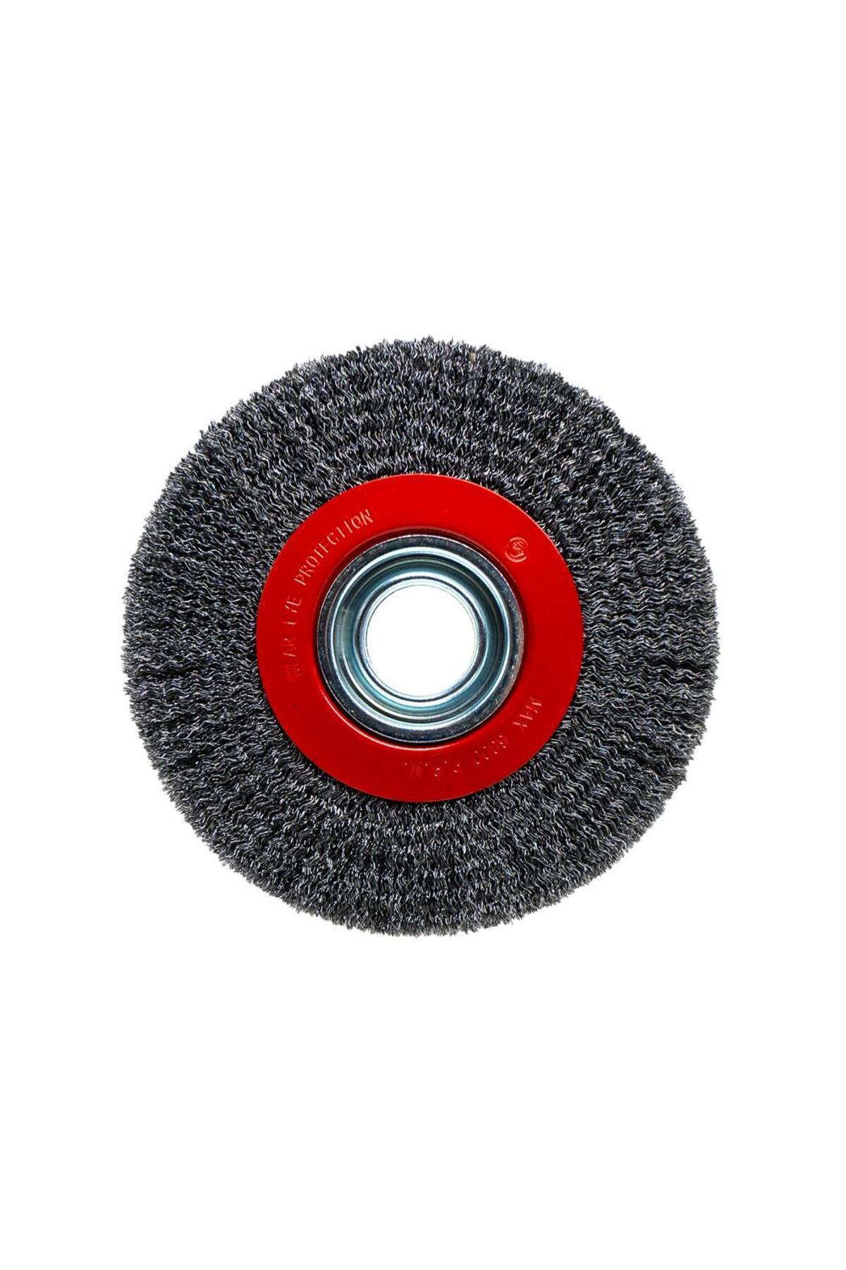 HAWK HA10179 Saçaklı Dairesel Tel Fırça Gri Telli 175x25 mm