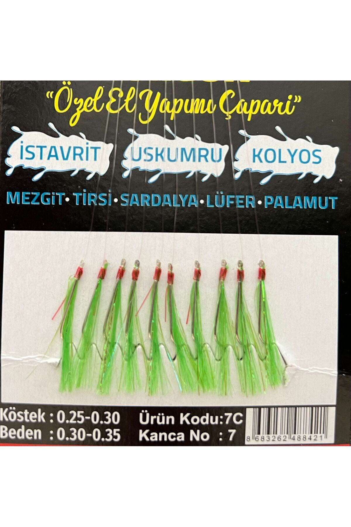 VURGUN CAPARI ACIK YESIL URUN KODU:7C