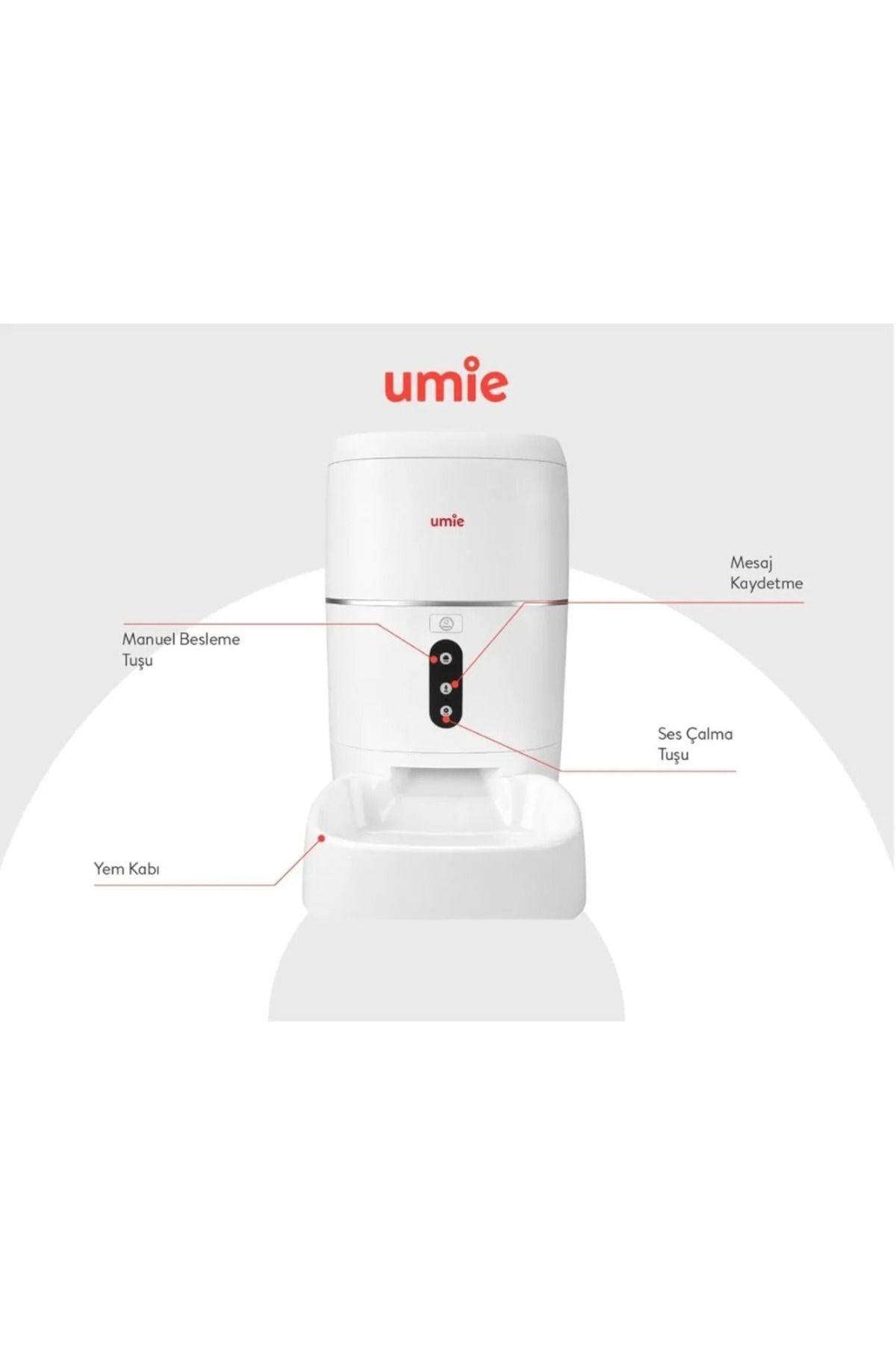 gaman-6L Capacity Voice Message Automatic Feed Container Wifi+Bt Tuya Powered Cat Dog Feeder 5