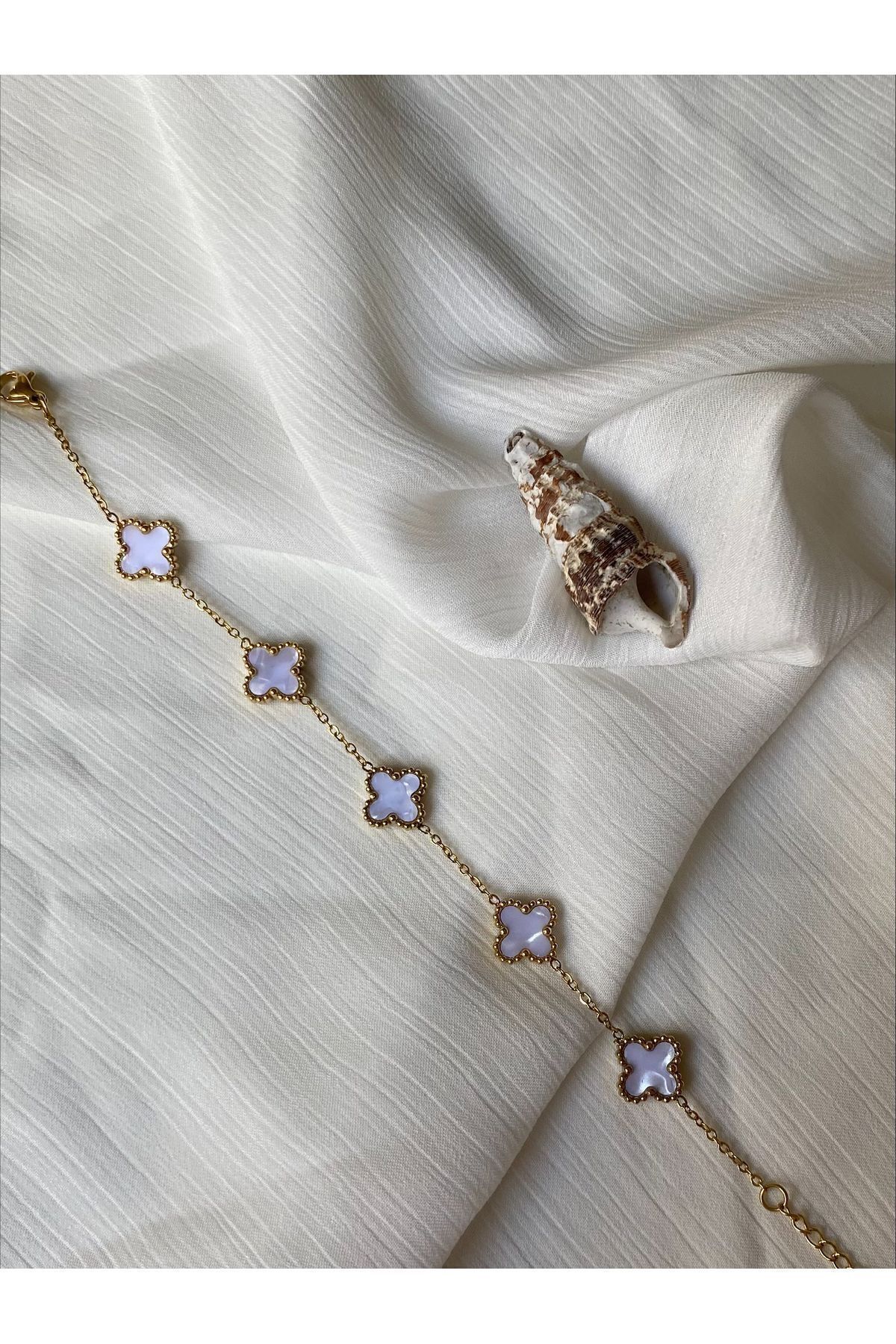 JEWELRY Çelik BileklikXL YONCA 316l Şans Lucky Yonca